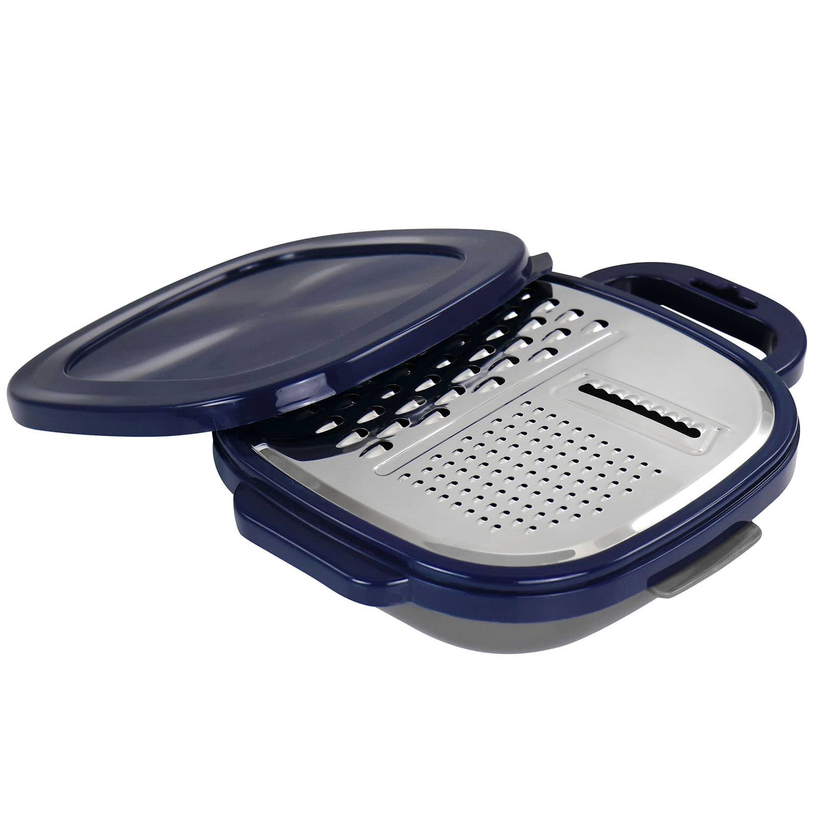 Oster&#xAE; Bluemarine Navy Flat Grater &#x26; Container Set