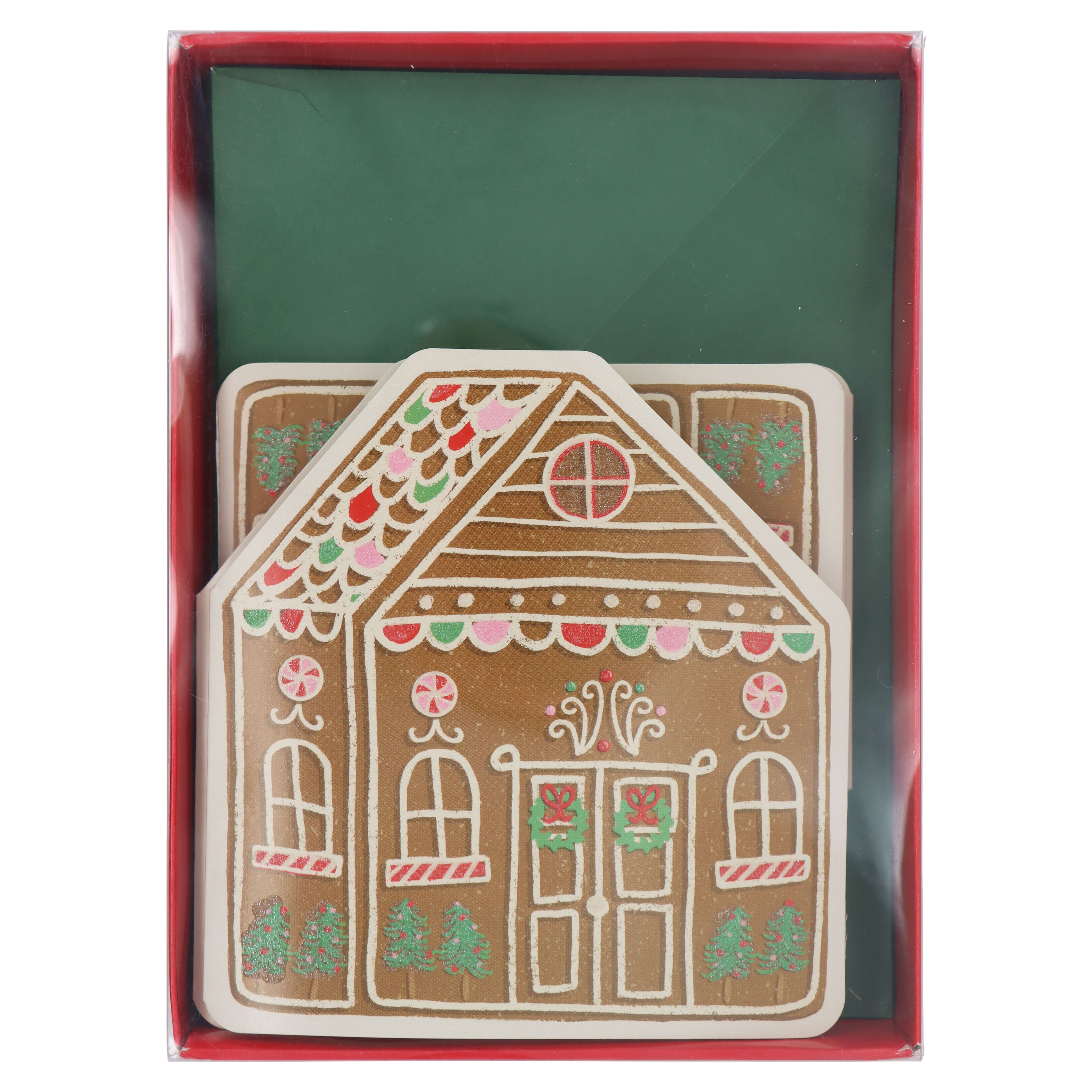 Glitter Gingerbread House Card &#x26; Envelope Set by Recollections&#x2122;