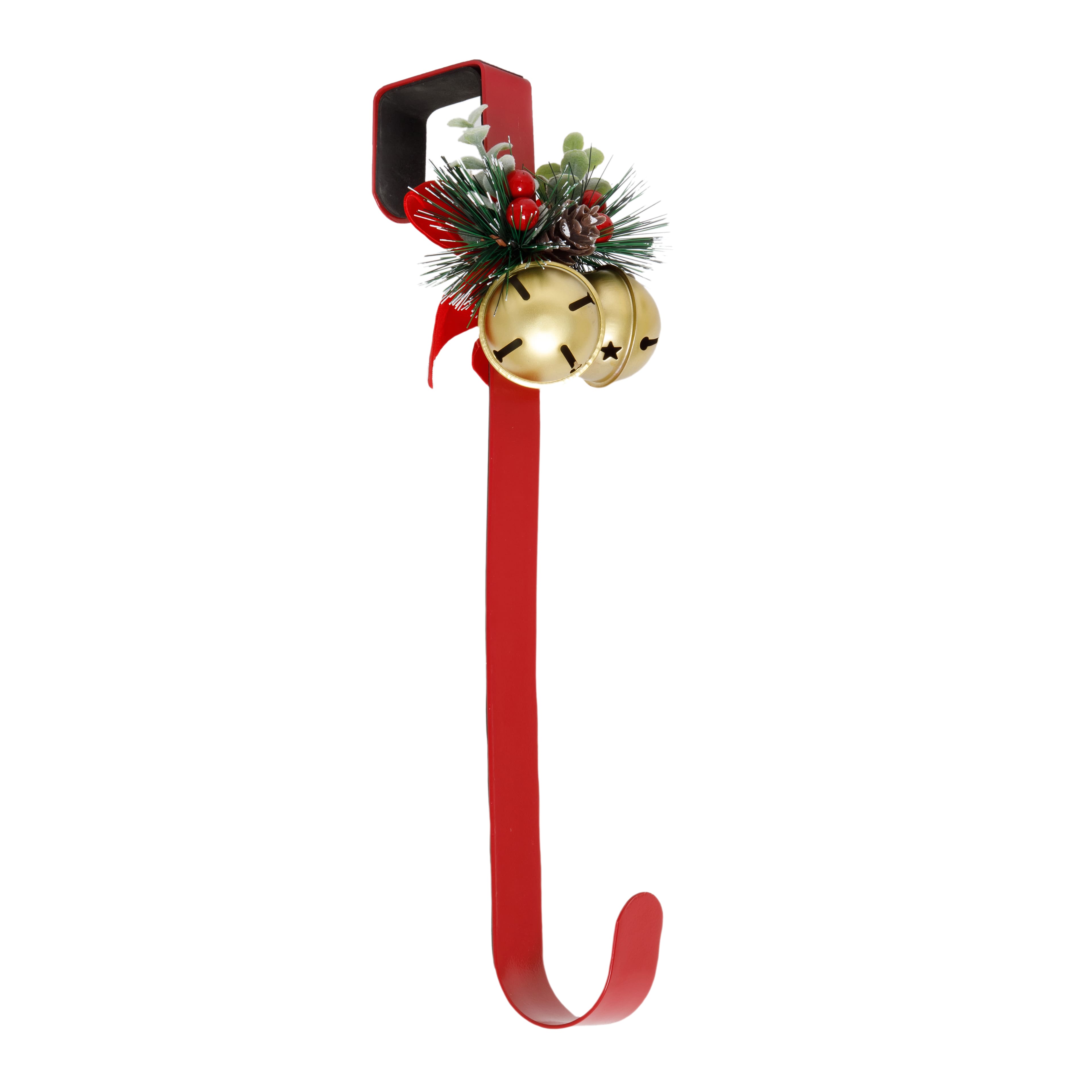 15&#x22; Red Wreath Hanger with Bells by Ashland&#xAE;