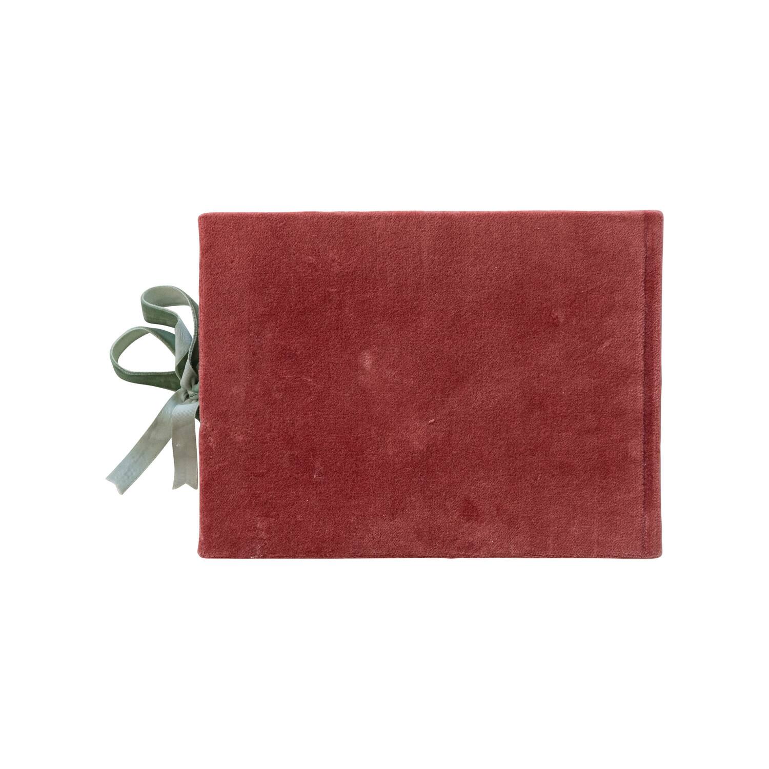 Hello Honey® 8" x 6" Embroidered Cotton Velvet Journal