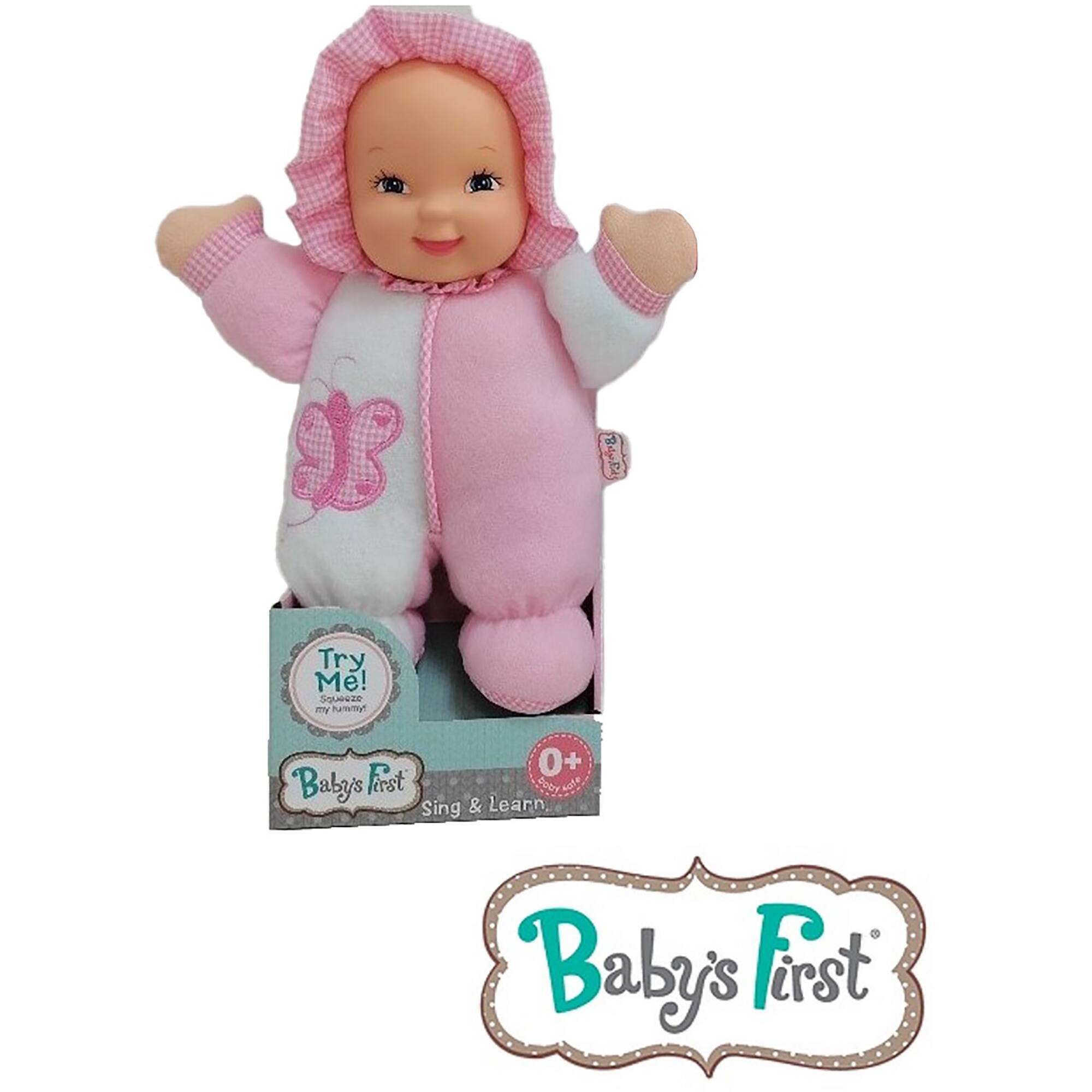 Goldberger Baby&#x27;s First Soft &#x26; Snuggle Butterfly Toy Doll