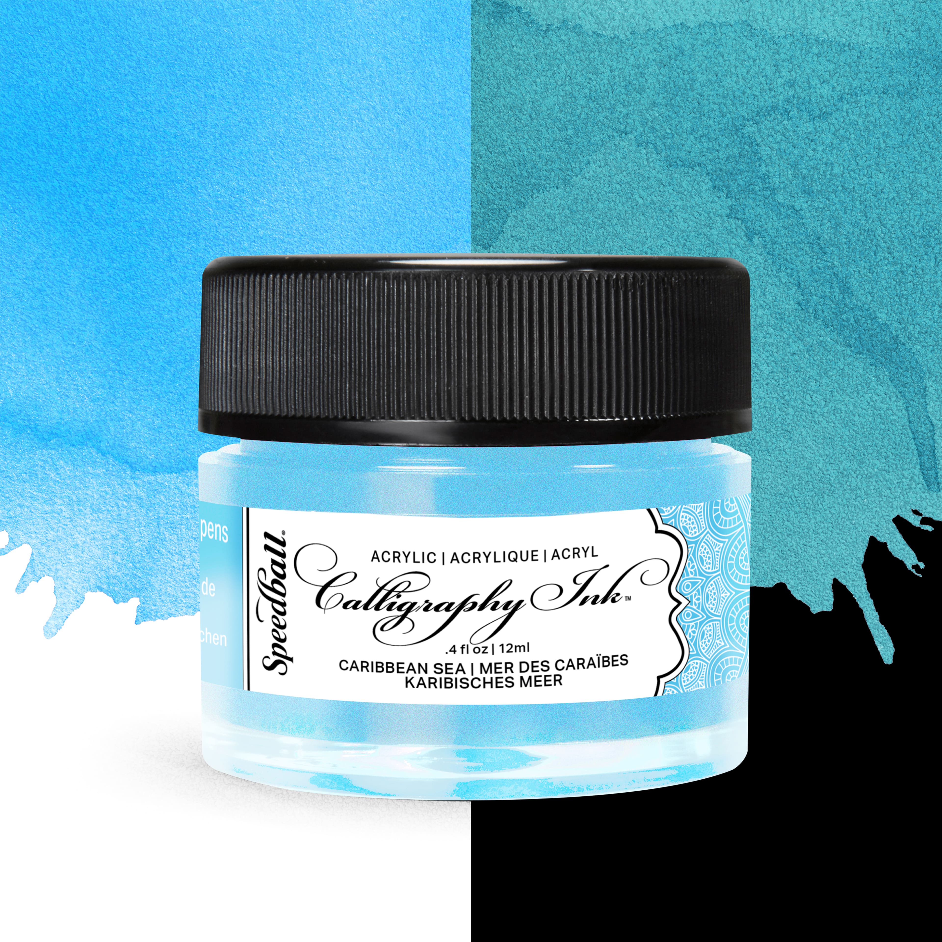 Ensemble d’encres de calligraphie iridescentes de Speedball