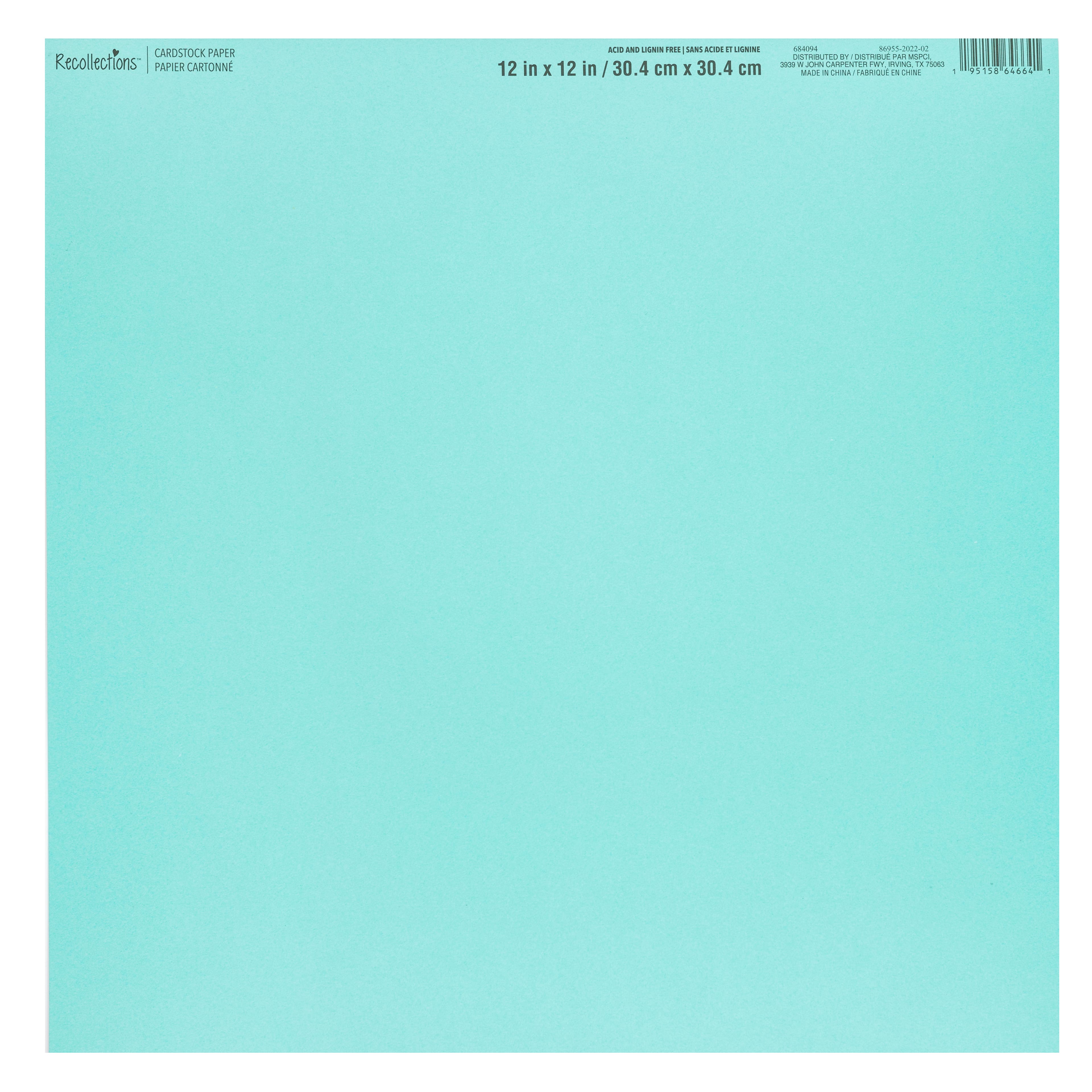 60 Pack: Smooth Solid Cardstock Paper by Recollections™, 12" x 12"