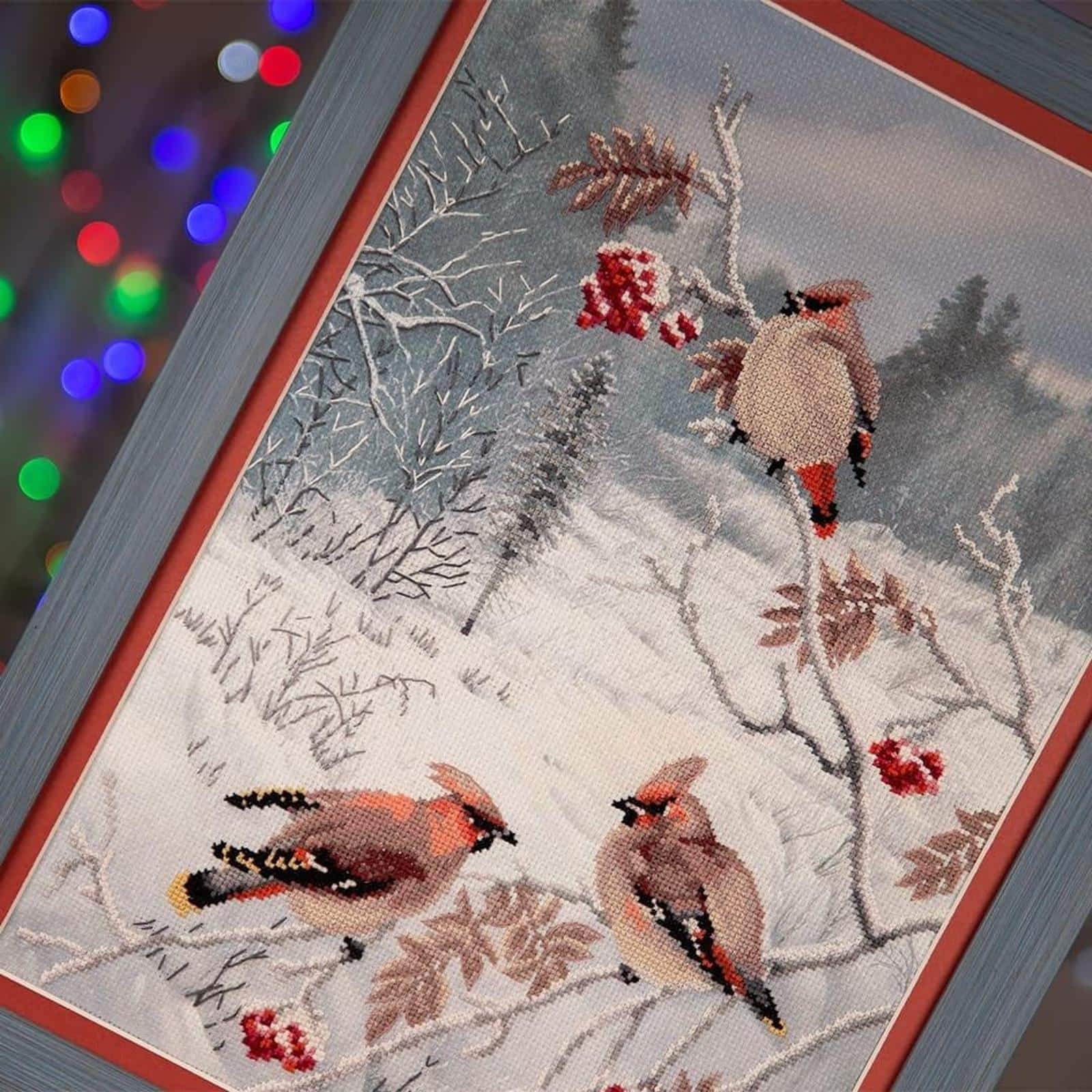 Crystal Art Winter Treat Embellished Stitch Kit