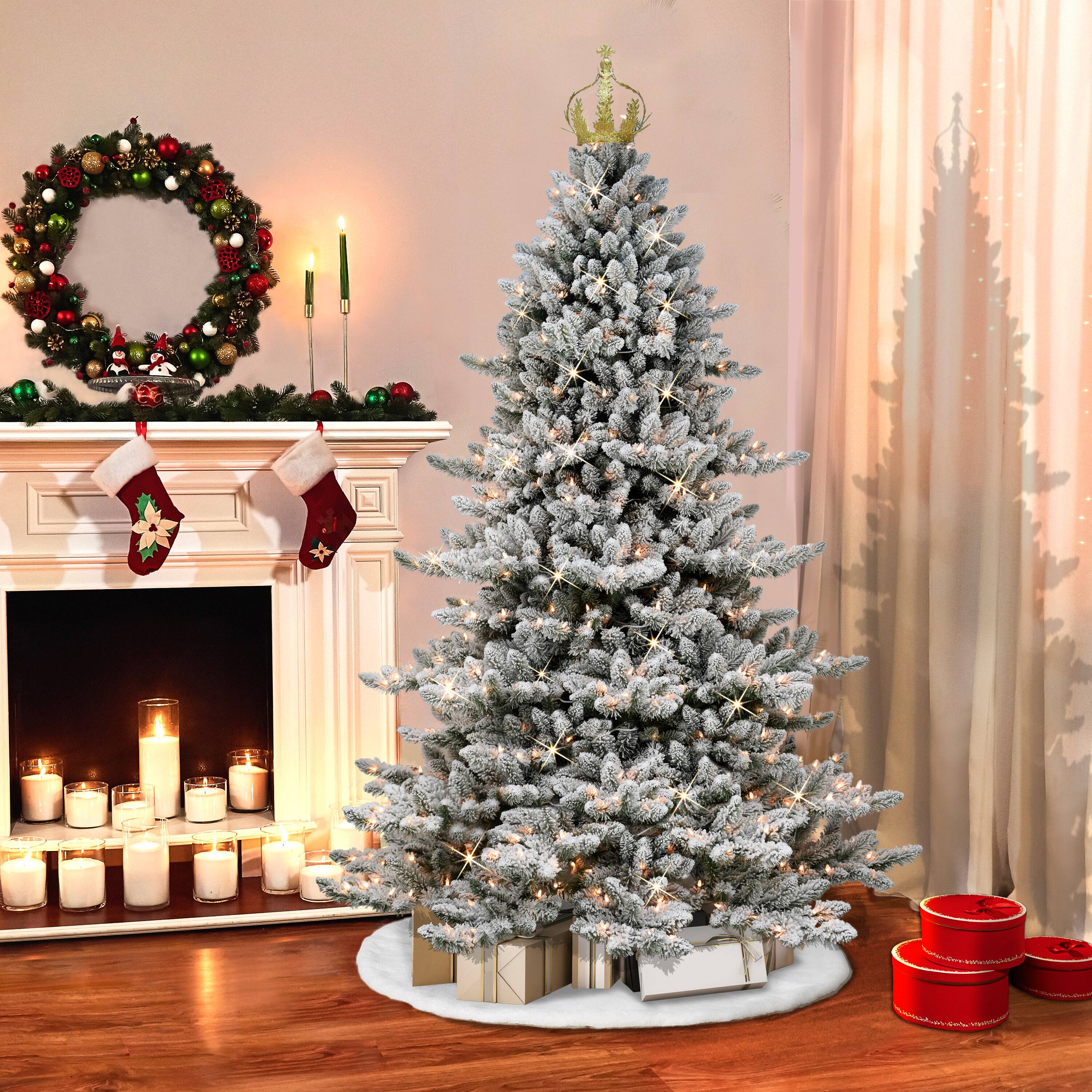 7.5ft. Pre-Lit Royal Majestic Spruce Artificial Christmas Tree, Clear Lights