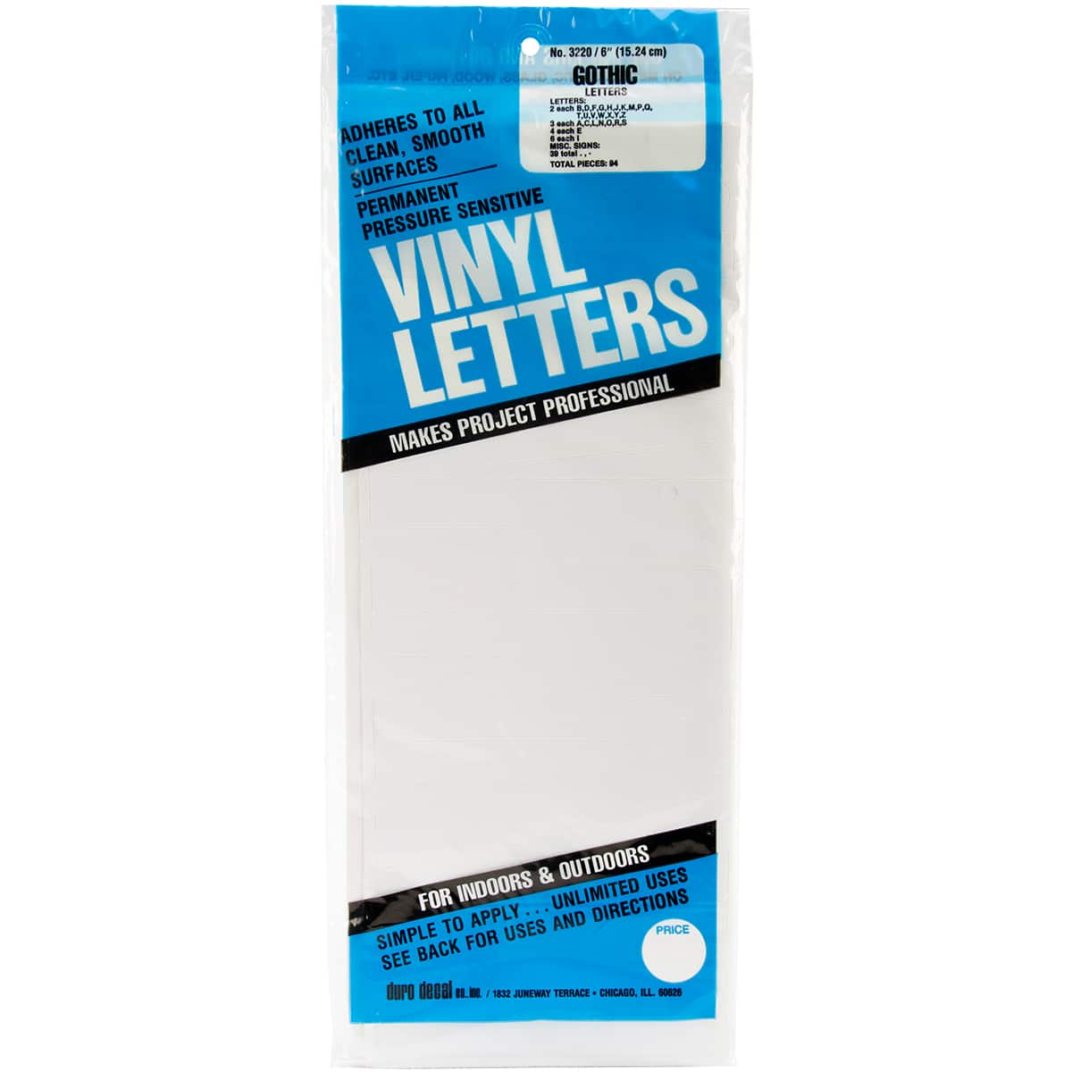 Duro Vinyl Letters, Black | 1 in | Michaels