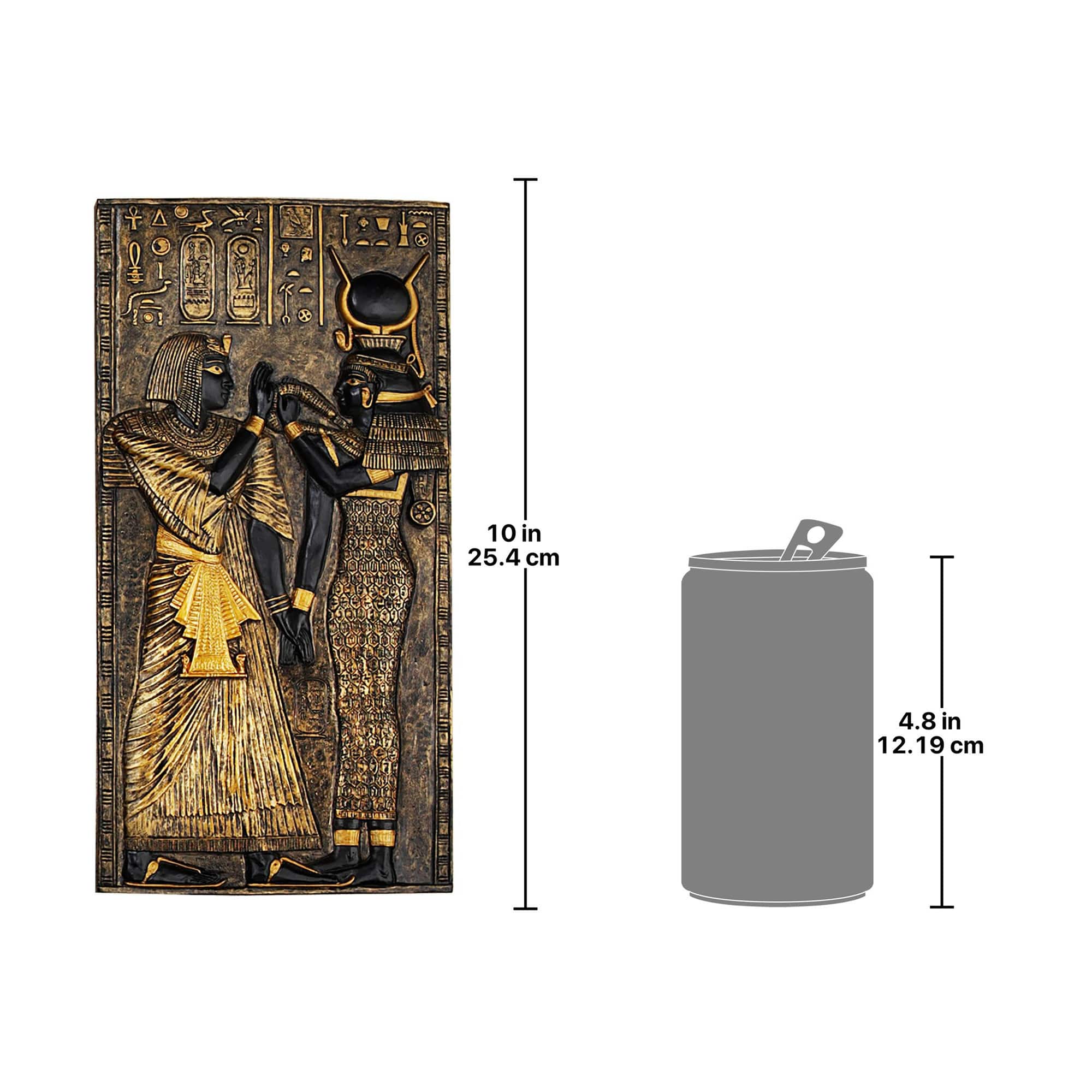 Design Toscano 10" Egyptian Temple Stele Isis Plaque