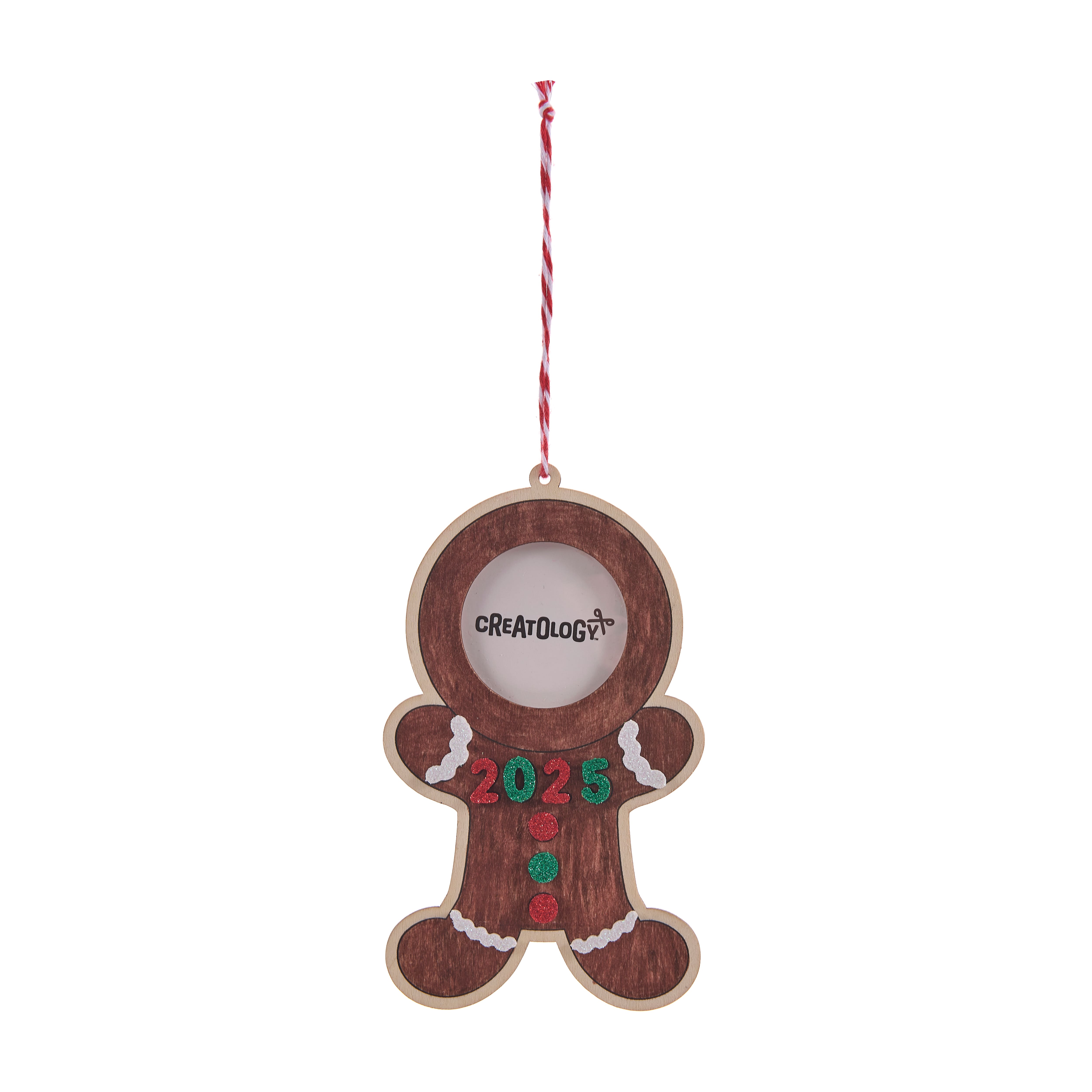 Gingerbread Man 2025 Color-In Frame Ornament Kit by Creatology&#x2122;