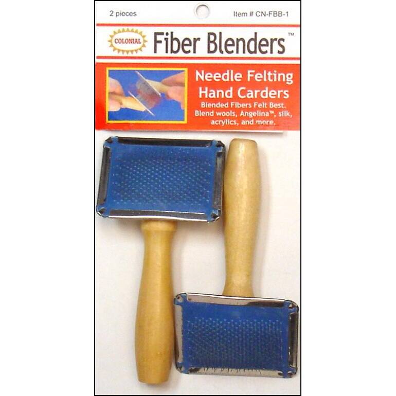 M01648 MOREZMORE Wool Carding Brush Hand Carder Medium Wool Comb Wool  Blending Wire Brush for Needle
