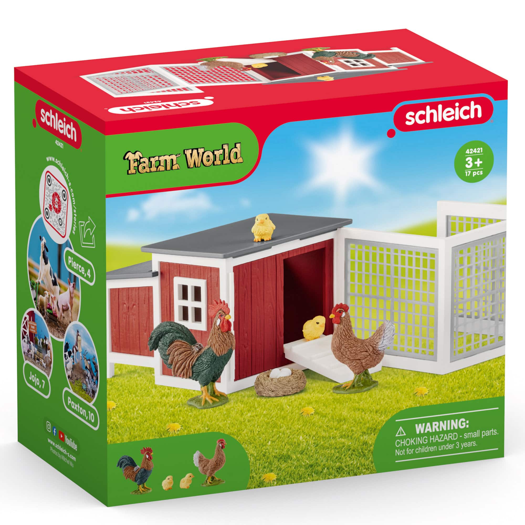 Schleich Farm World Chicken Coop Play Set