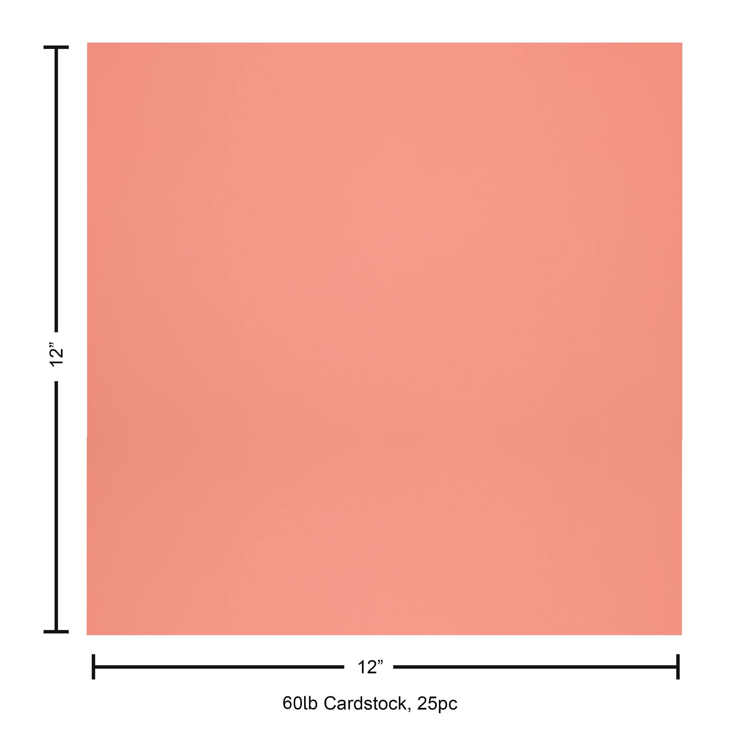PA Paper&#x2122; Accents 12&#x22; x 12&#x22; 60lb. Smooth Cardstock, 25 Sheets