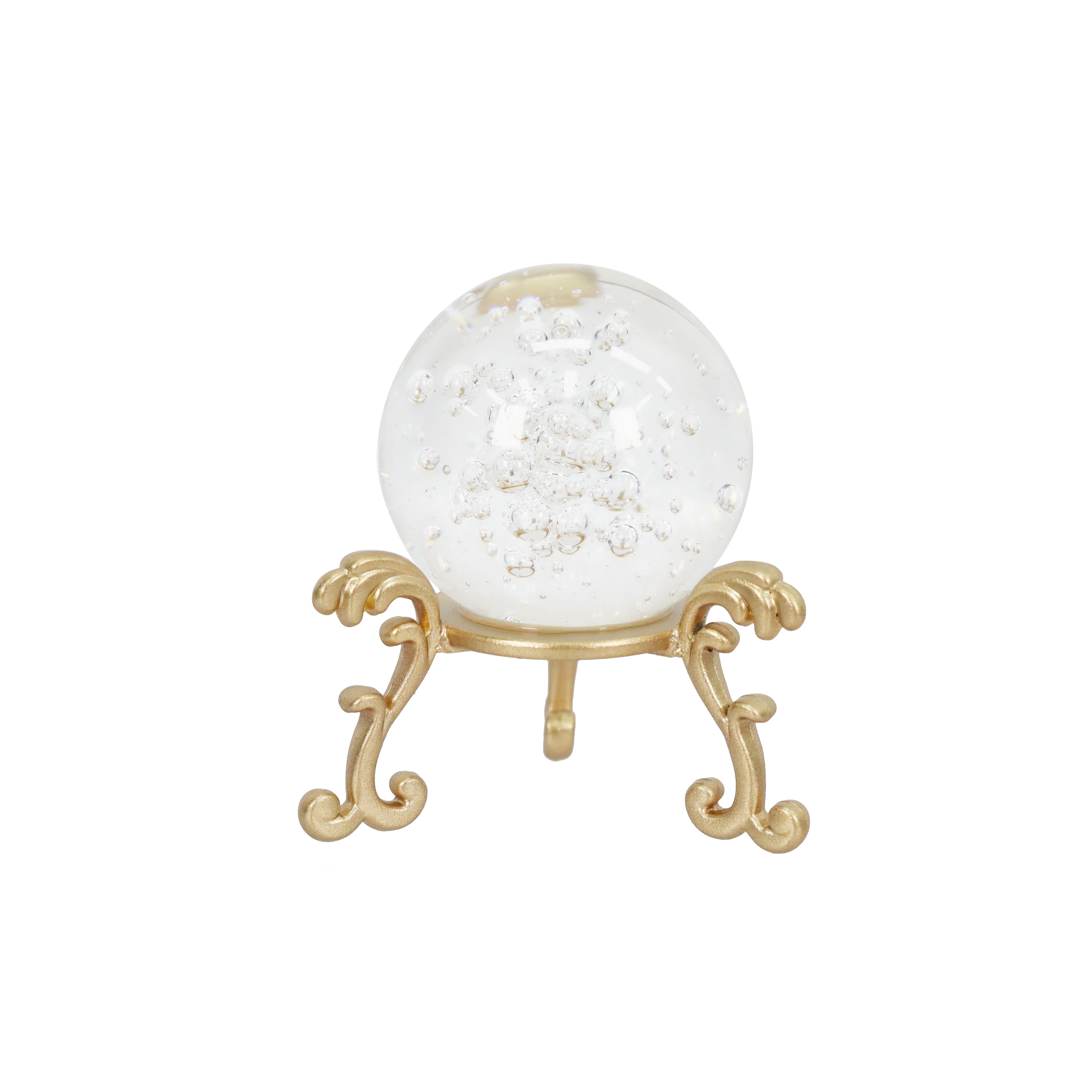 Mini Crystal Ball on Gold Stand by Ashland&#xAE;