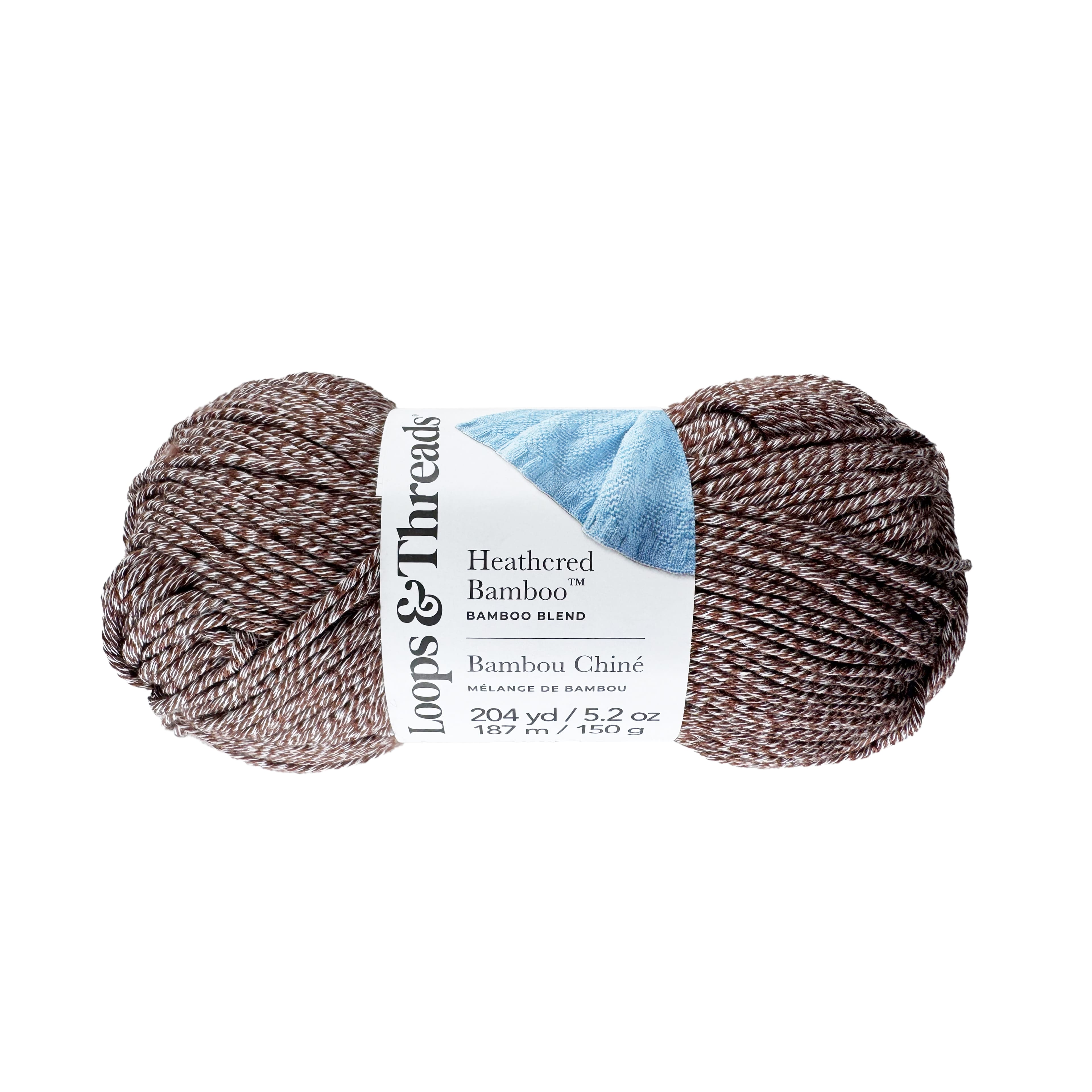 Heathered Bamboo&#x2122; Yarn by Loops &#x26; Threads&#xAE;