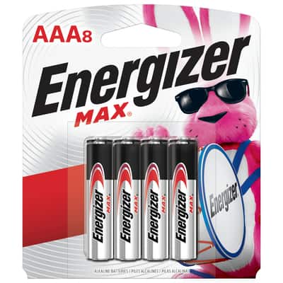 Energizer® MAX AAA Household Batteries, 8 Pack image