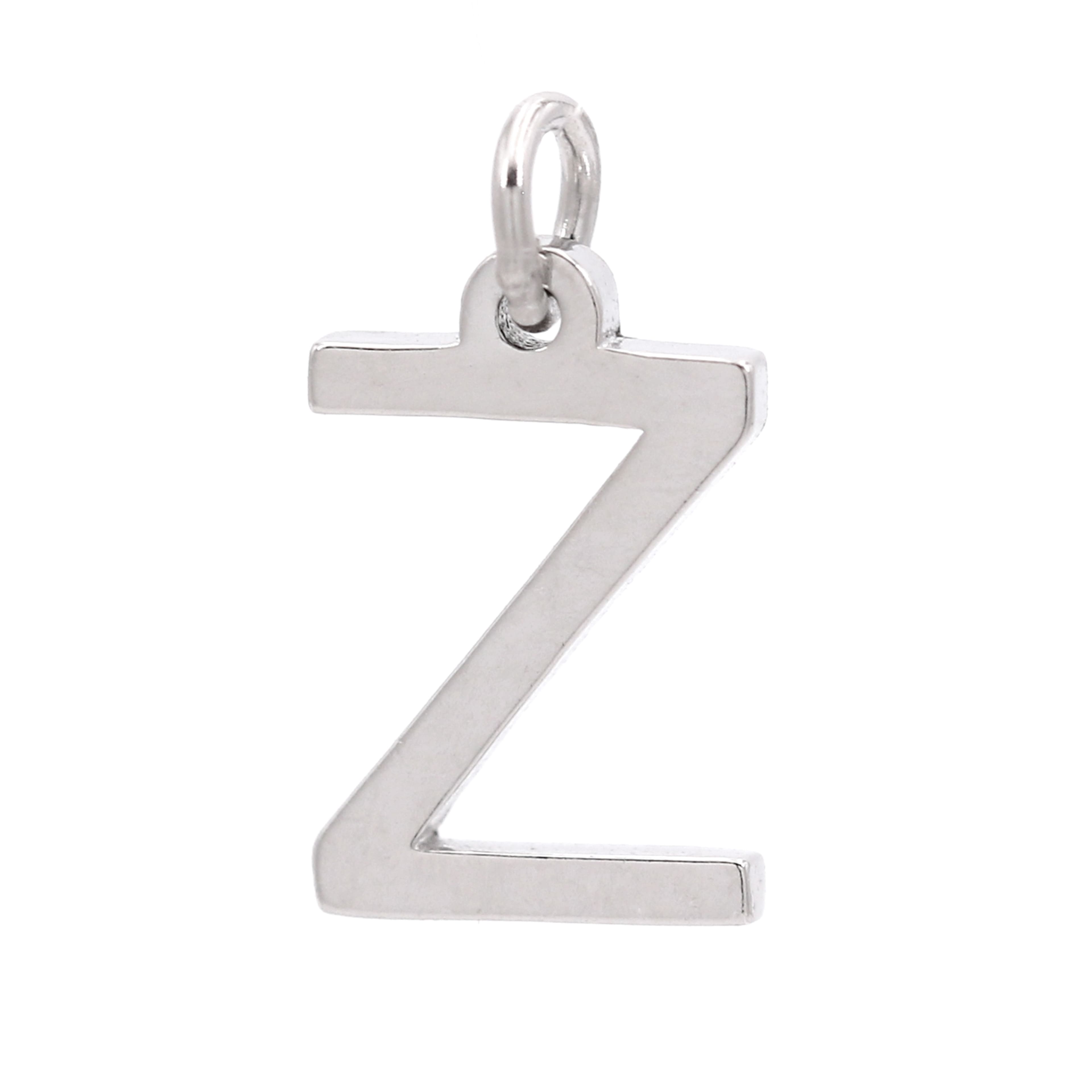 12 Pack: Sterling Silver Alphabet Charm by Bead Landing&#x2122;