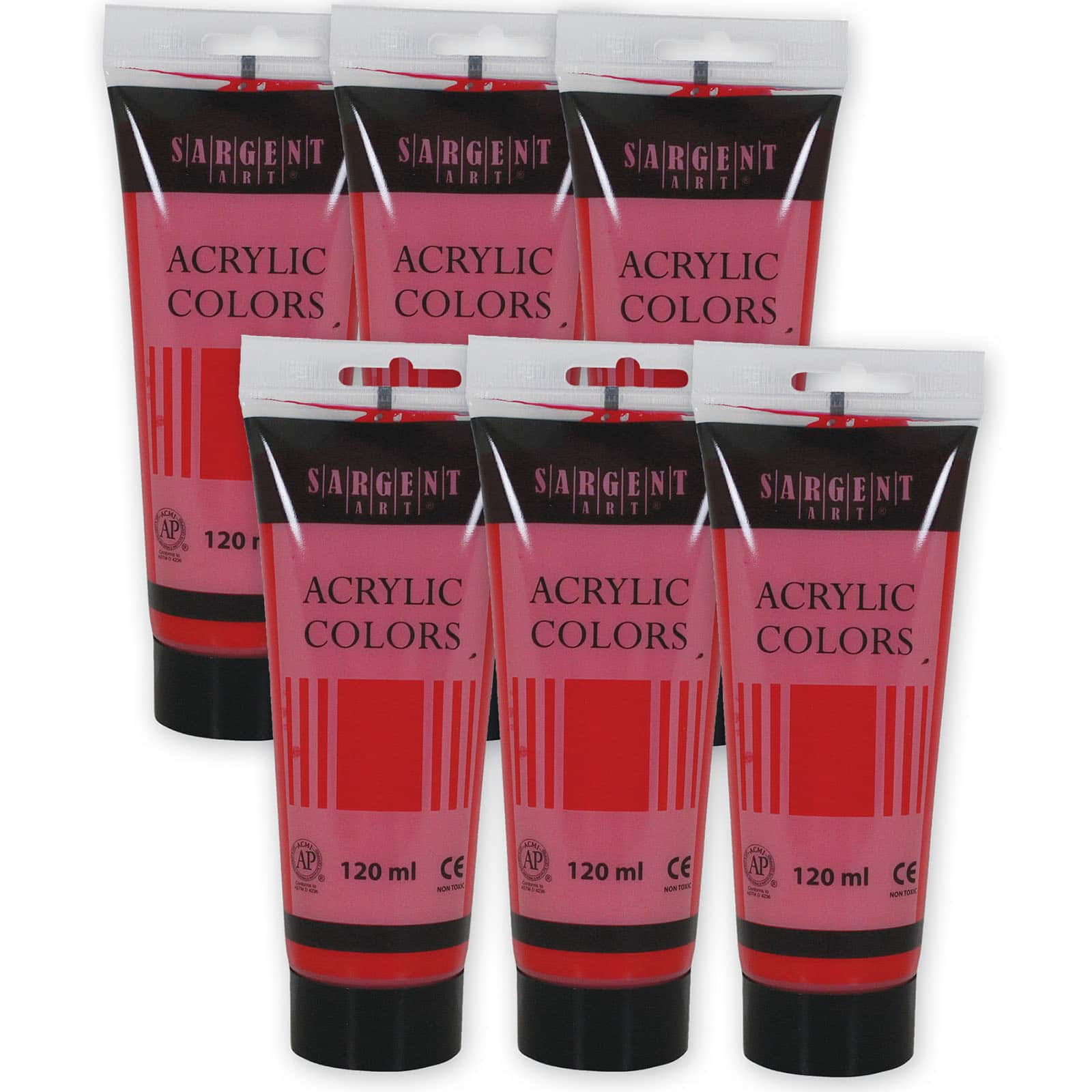 Sargent Art&#xAE; Acrylic Paint, 120 mL, 6ct.