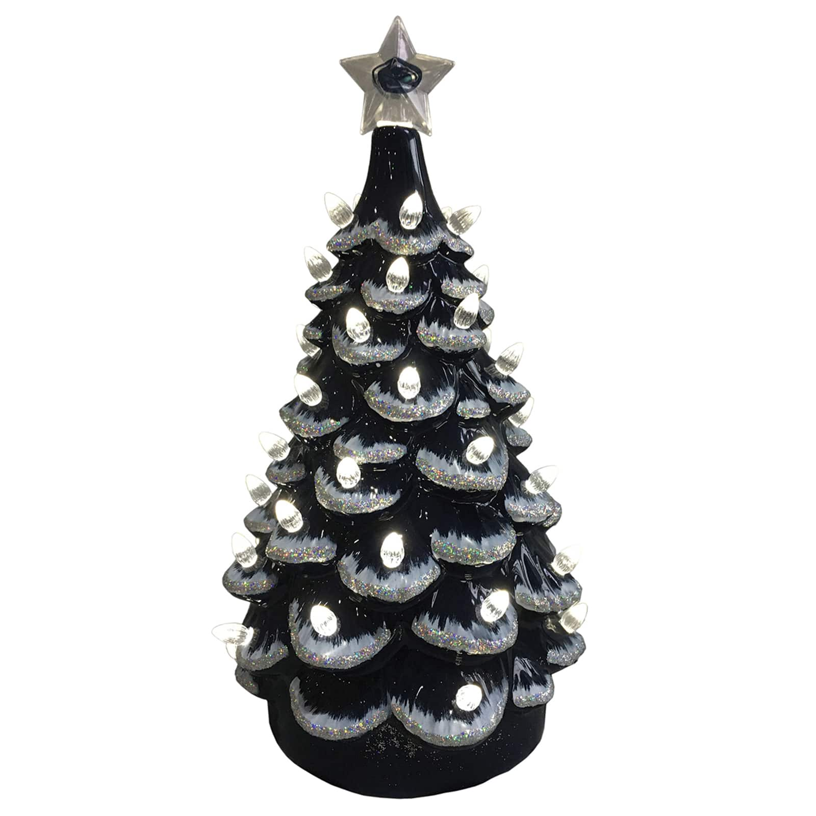 Santa&#x27;s Workshop 14&#x22; NCAA College Team Ceramic LED Christmas Tree