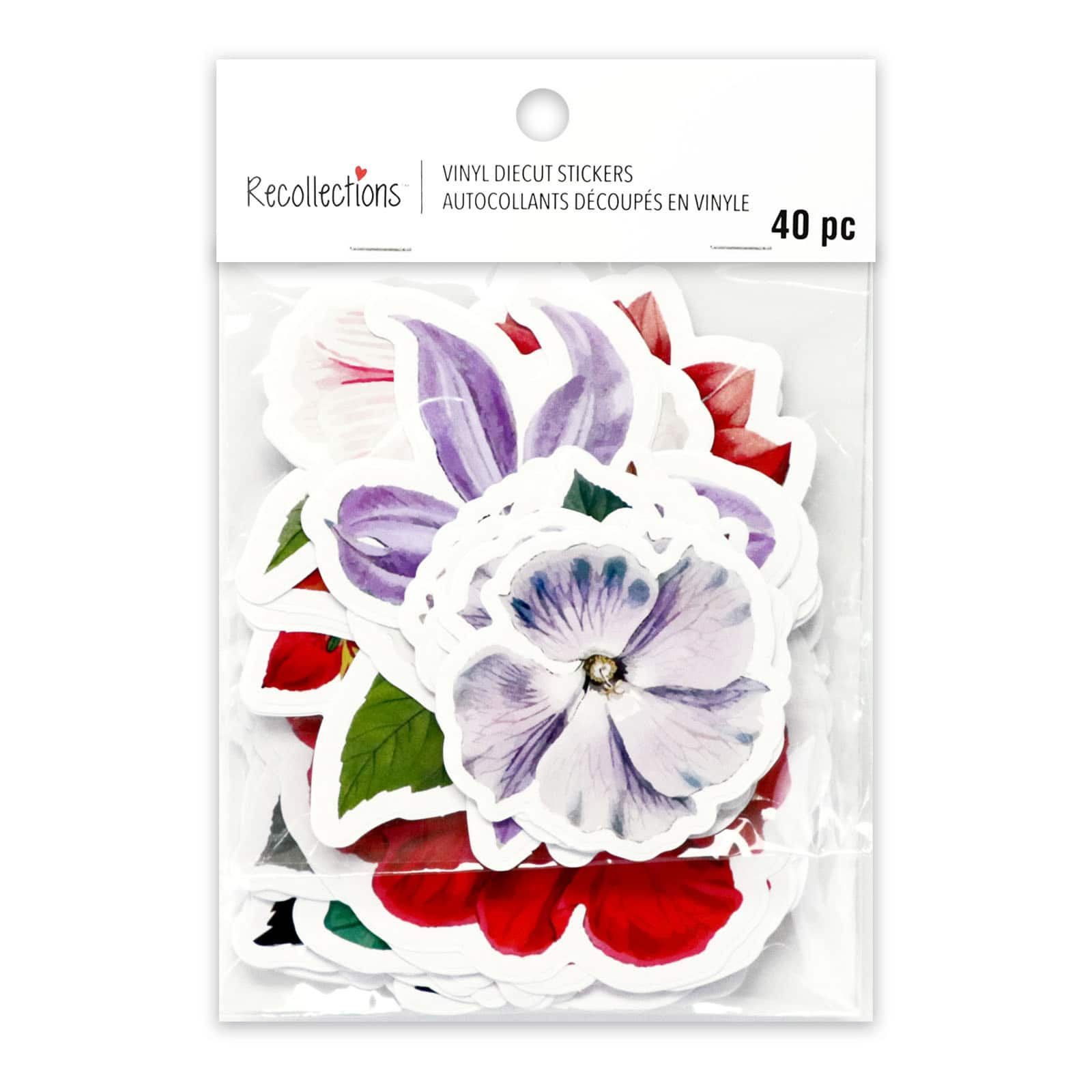 Vinyl Diecut Flower Sticker Set by Recollections&#x2122;