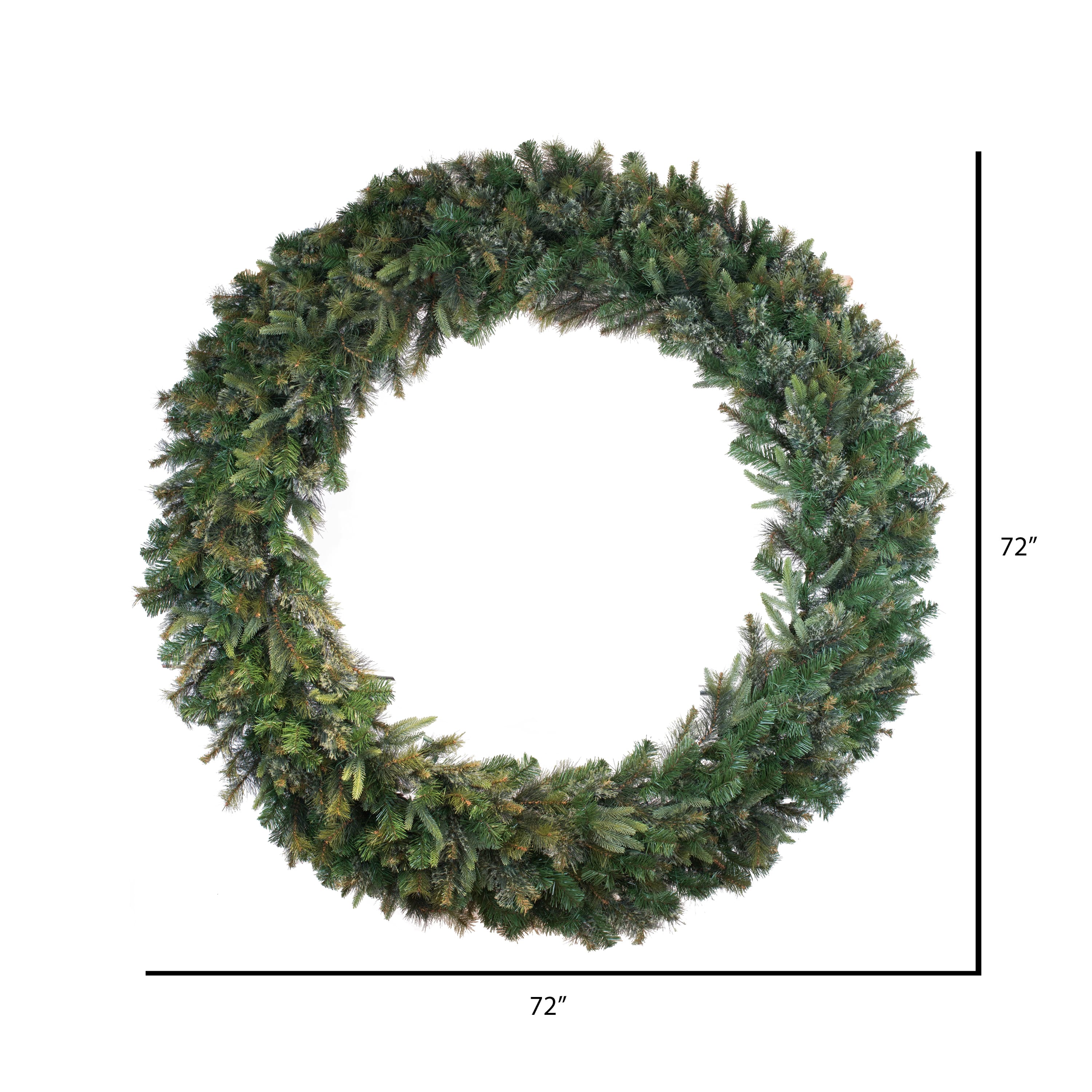 72&#x22; Cashmere Christmas Wreath