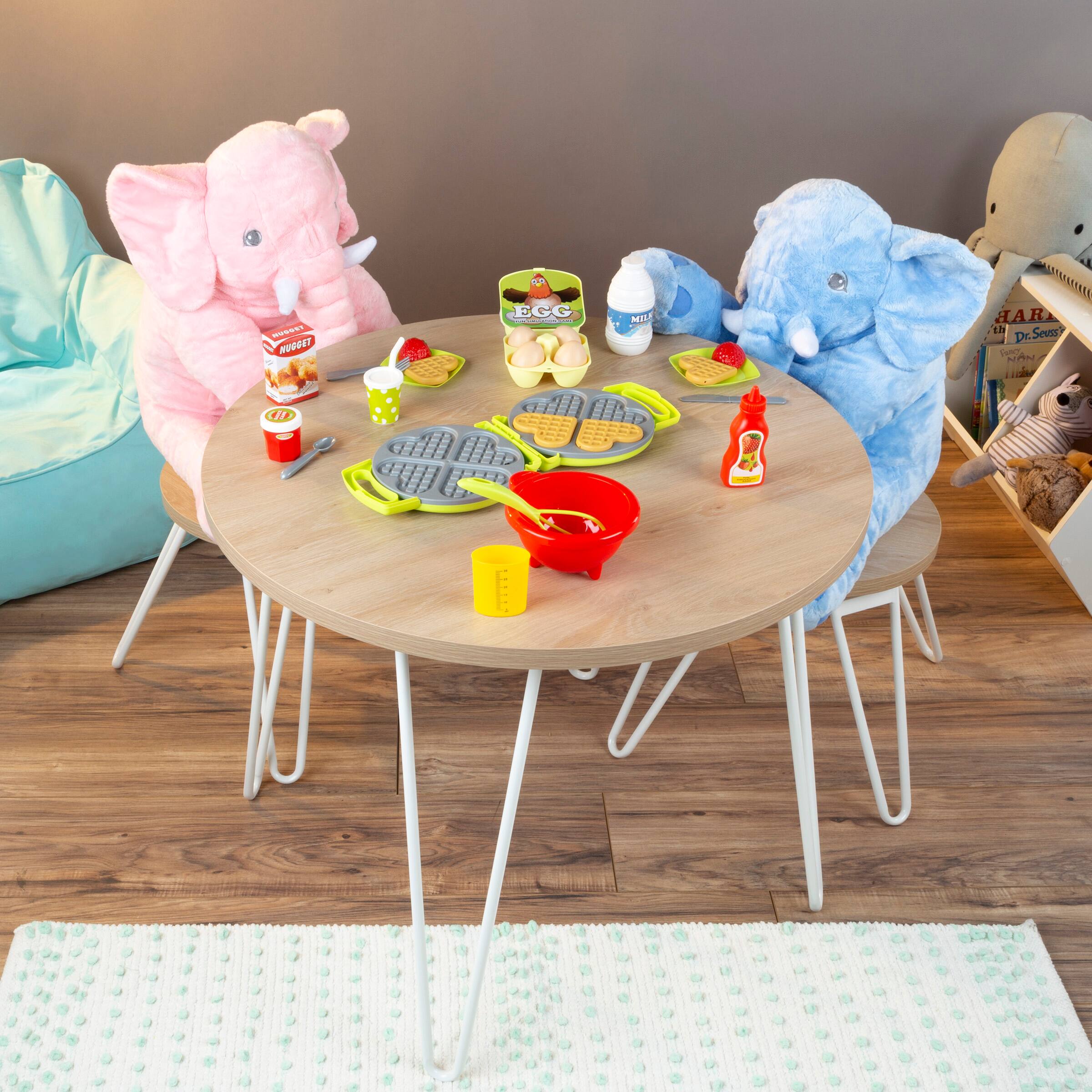 Toy Time Kids Toy Waffle Iron Set With Music & Lights