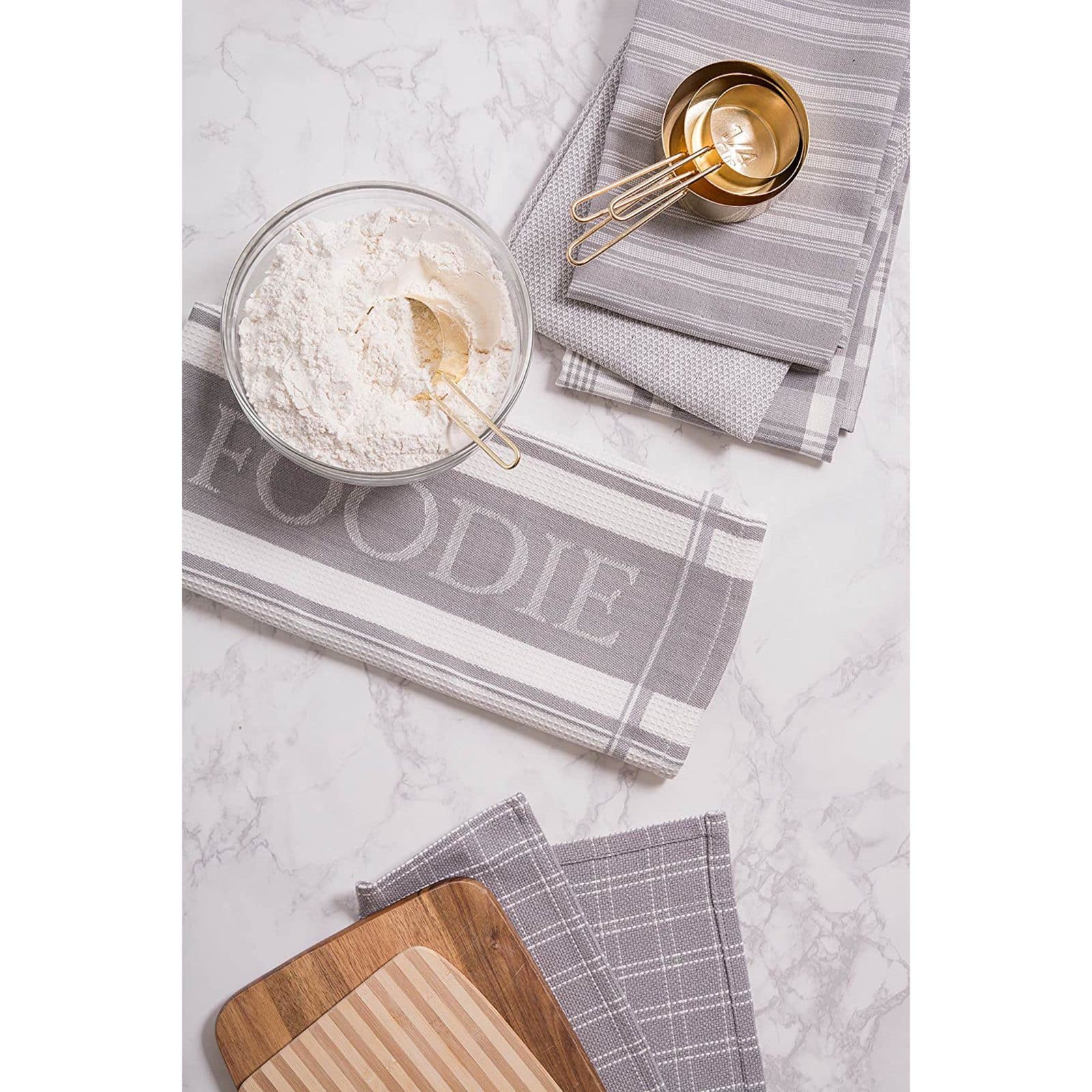 DII&#xAE; Foodie Dish Towel &#x26; Dishcloth Set