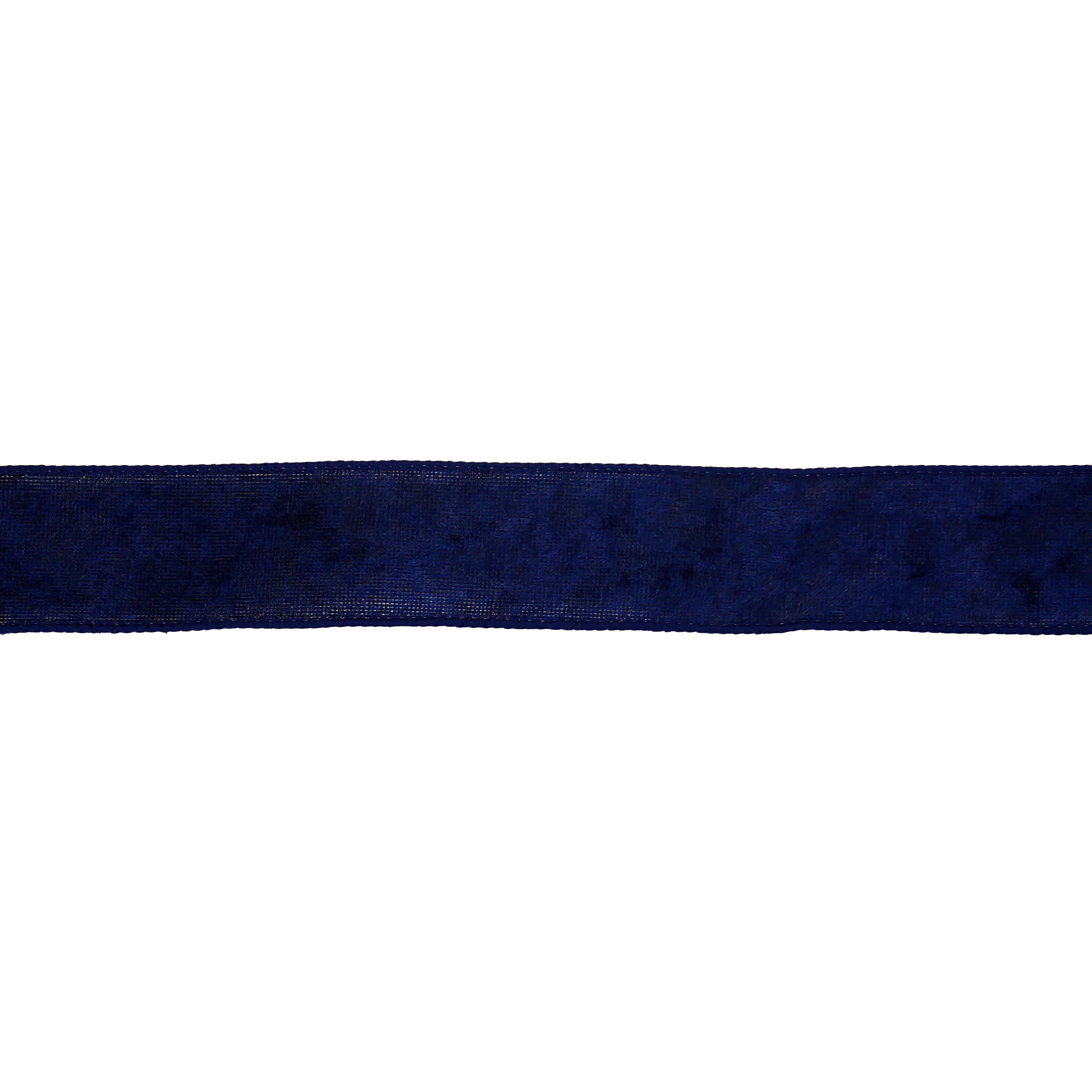 1.5&#x22; x 25ft. Navy Velvet Wired Ribbon by Celebrate It&#xAE;