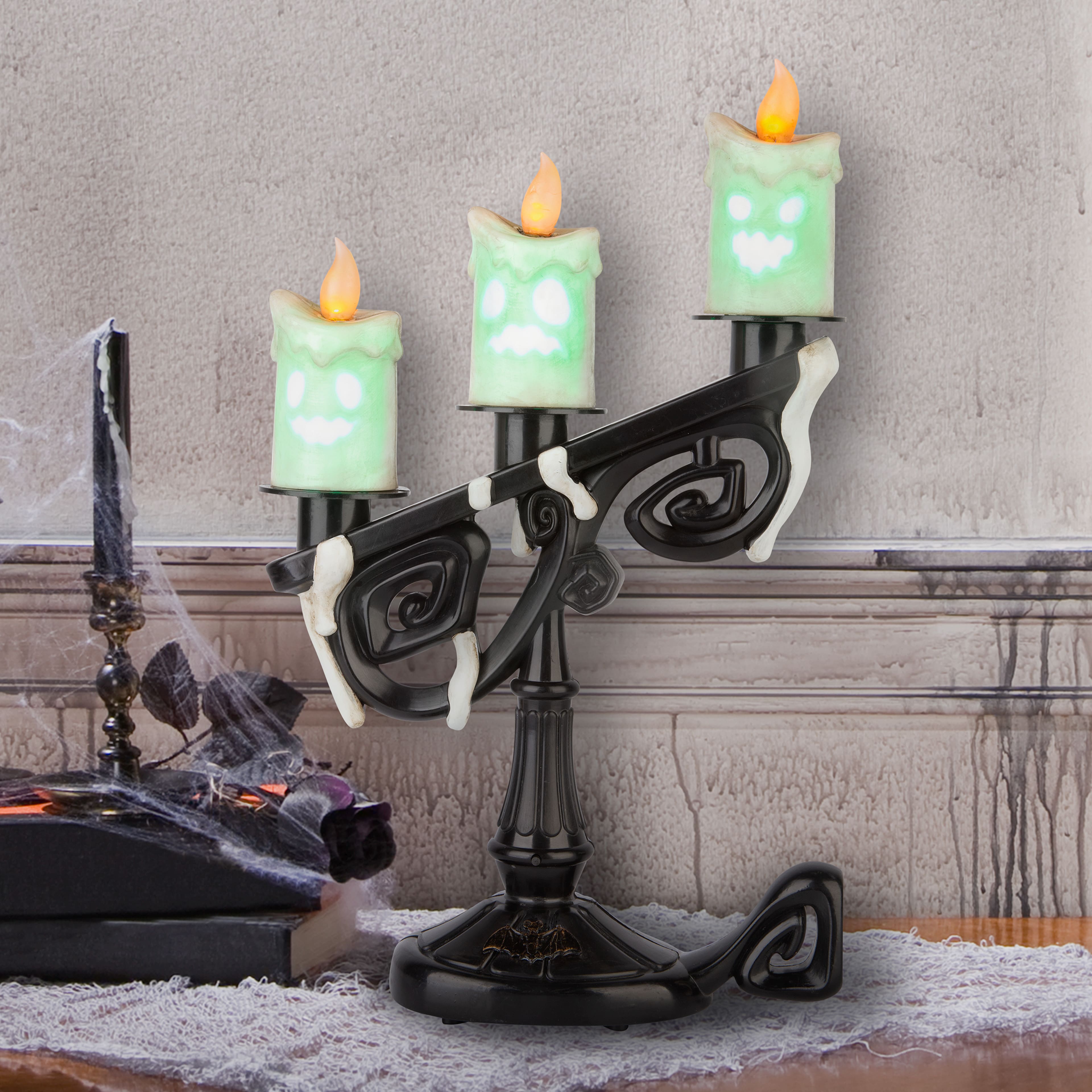 14&#x22; EmoteGlow&#x2122; LED Talking Candelabra by Ashland&#xAE;