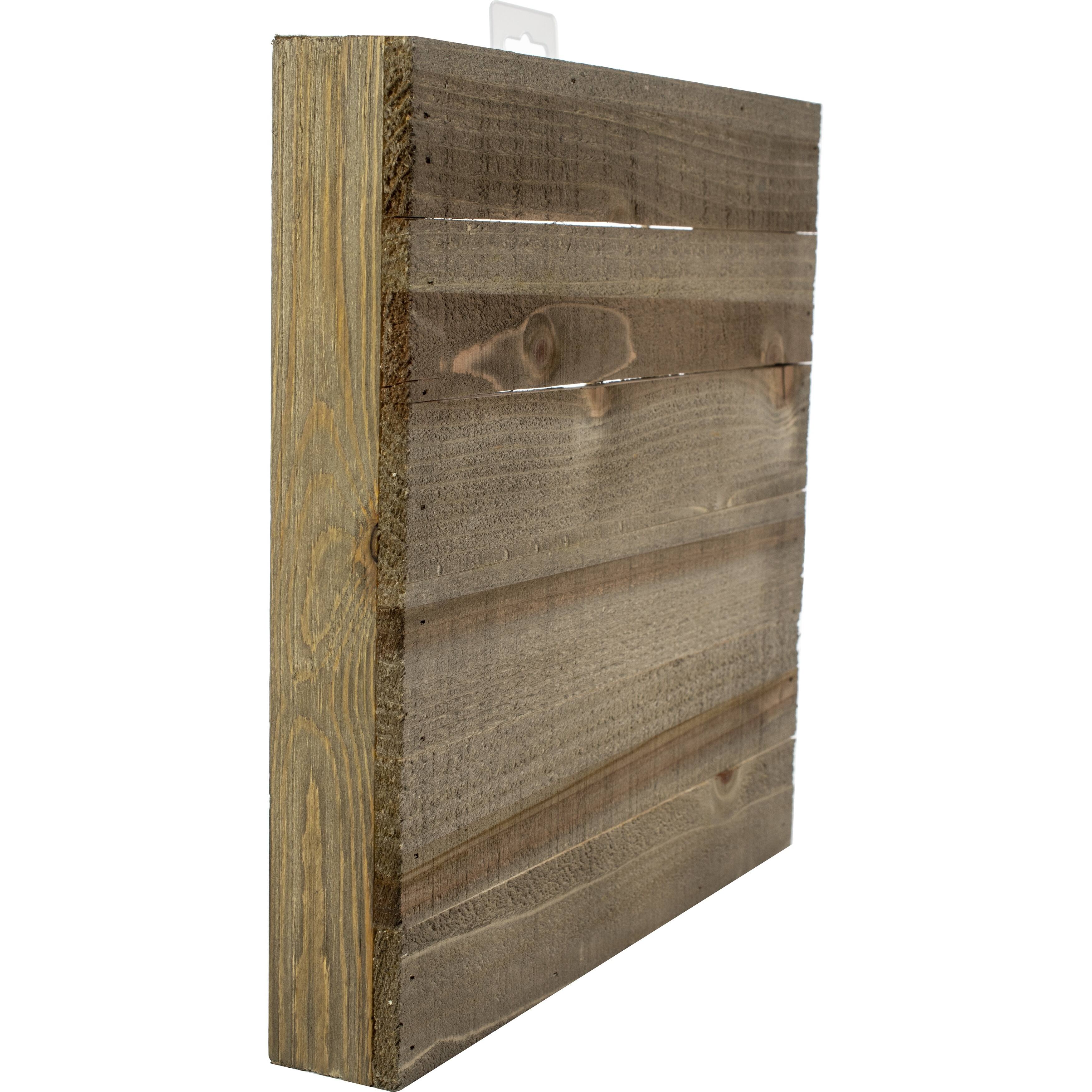 Jillibean Soup Mix The Media™ 12" x 12" Dark Wooden Plank