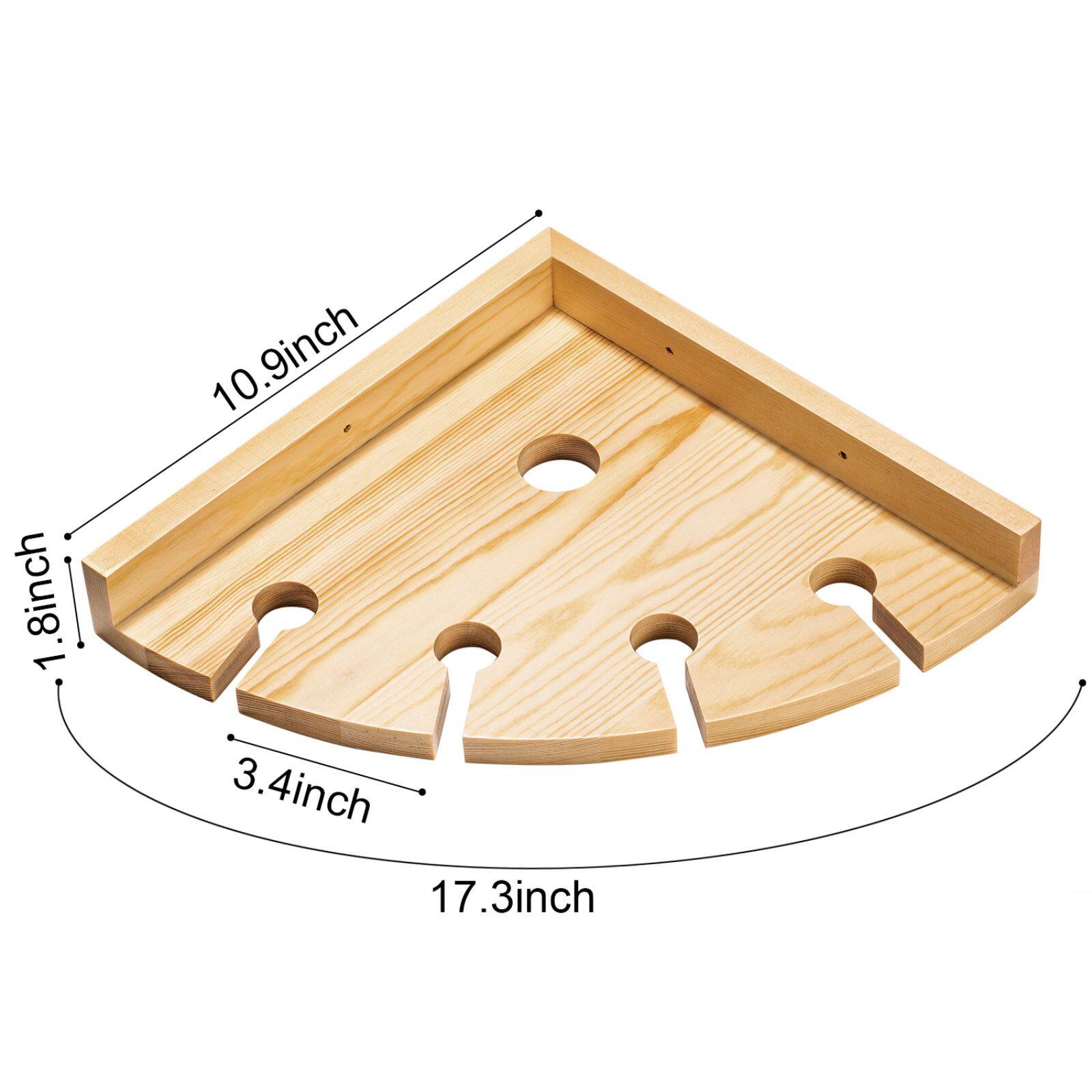 Wood Wall Mounted Wine Rack Holder