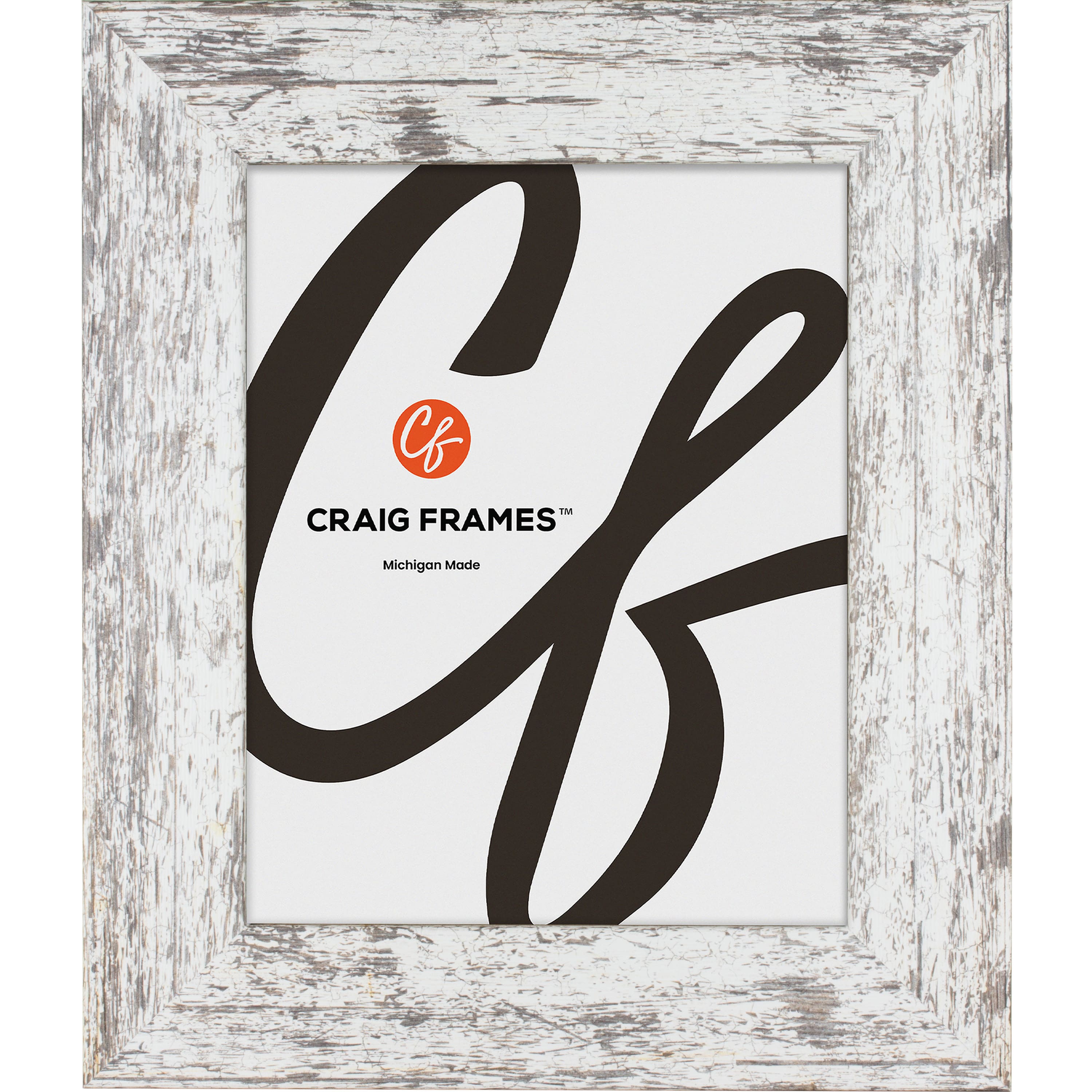 Craig Frames American Barn Alabaster White Picture Frame