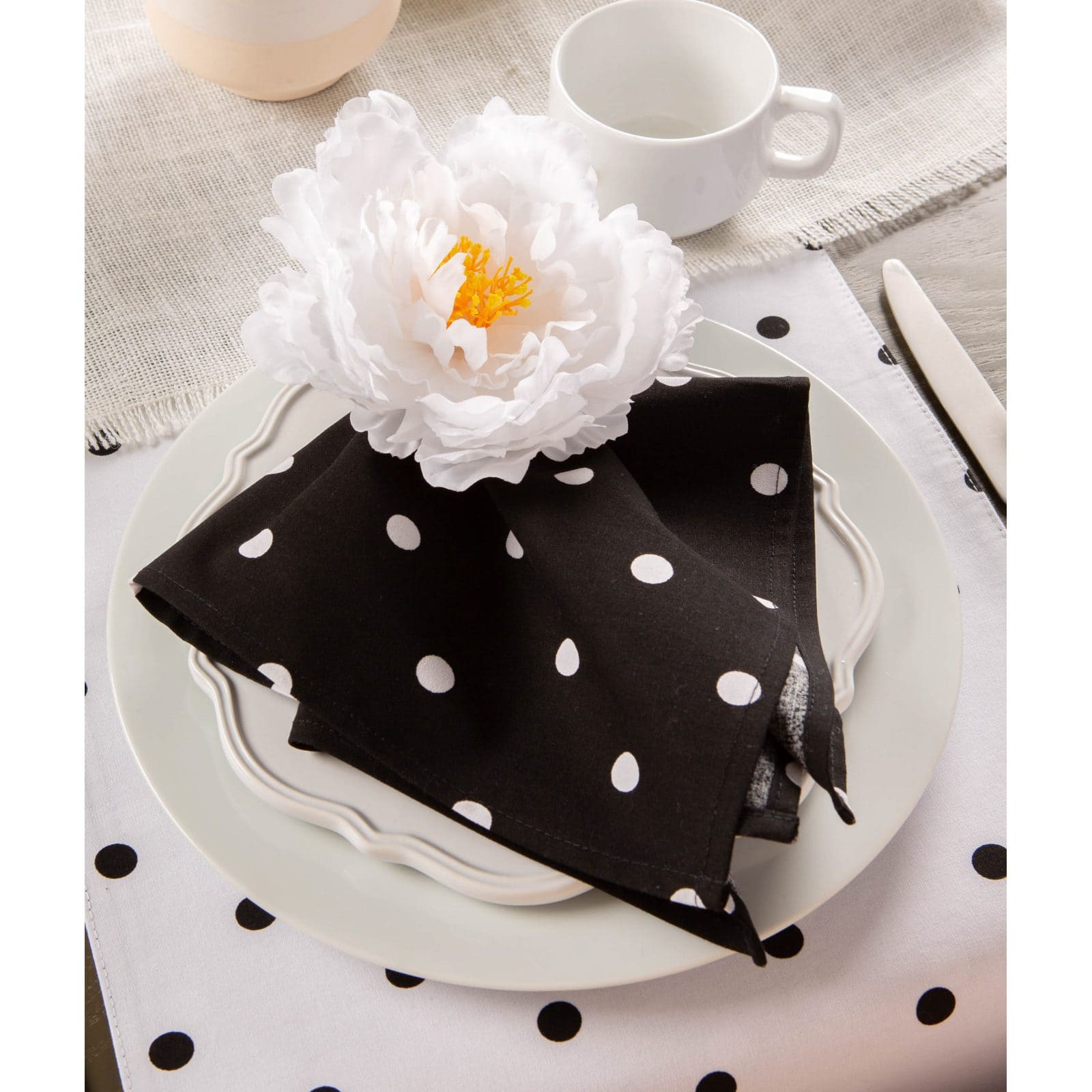 DII&#xAE; Peony Napkin Rings, 4ct.
