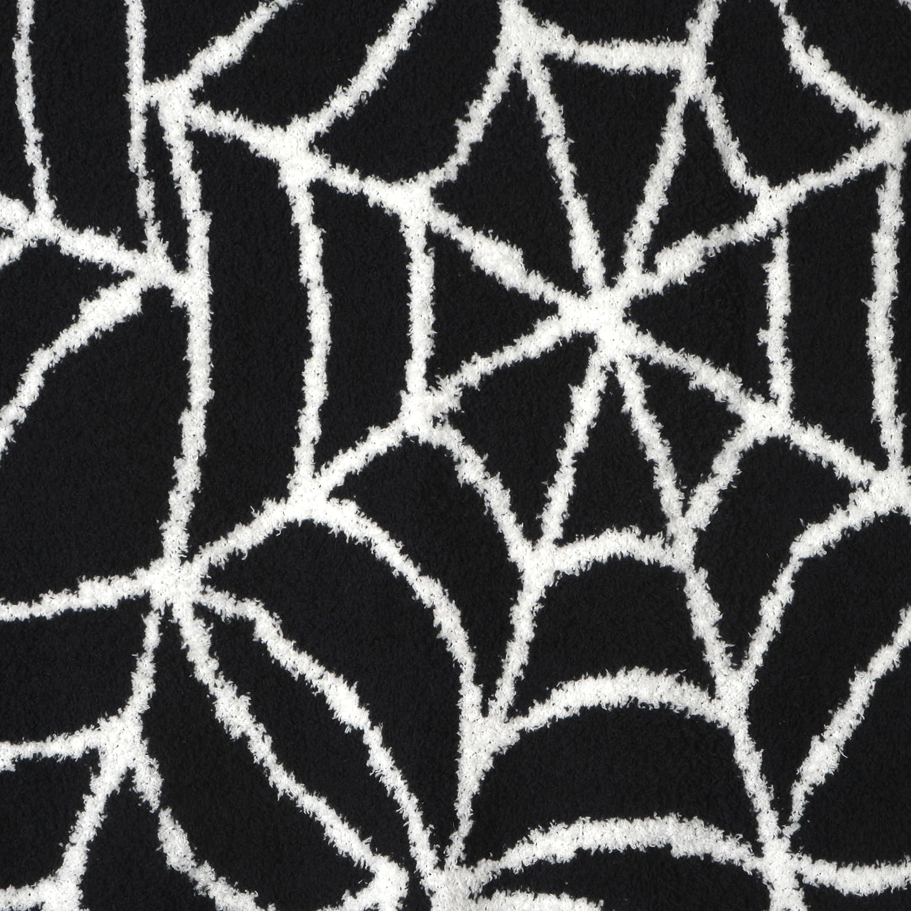 50&#x22; x 60&#x22; Black Web Throw Blanket by Ashland&#xAE;