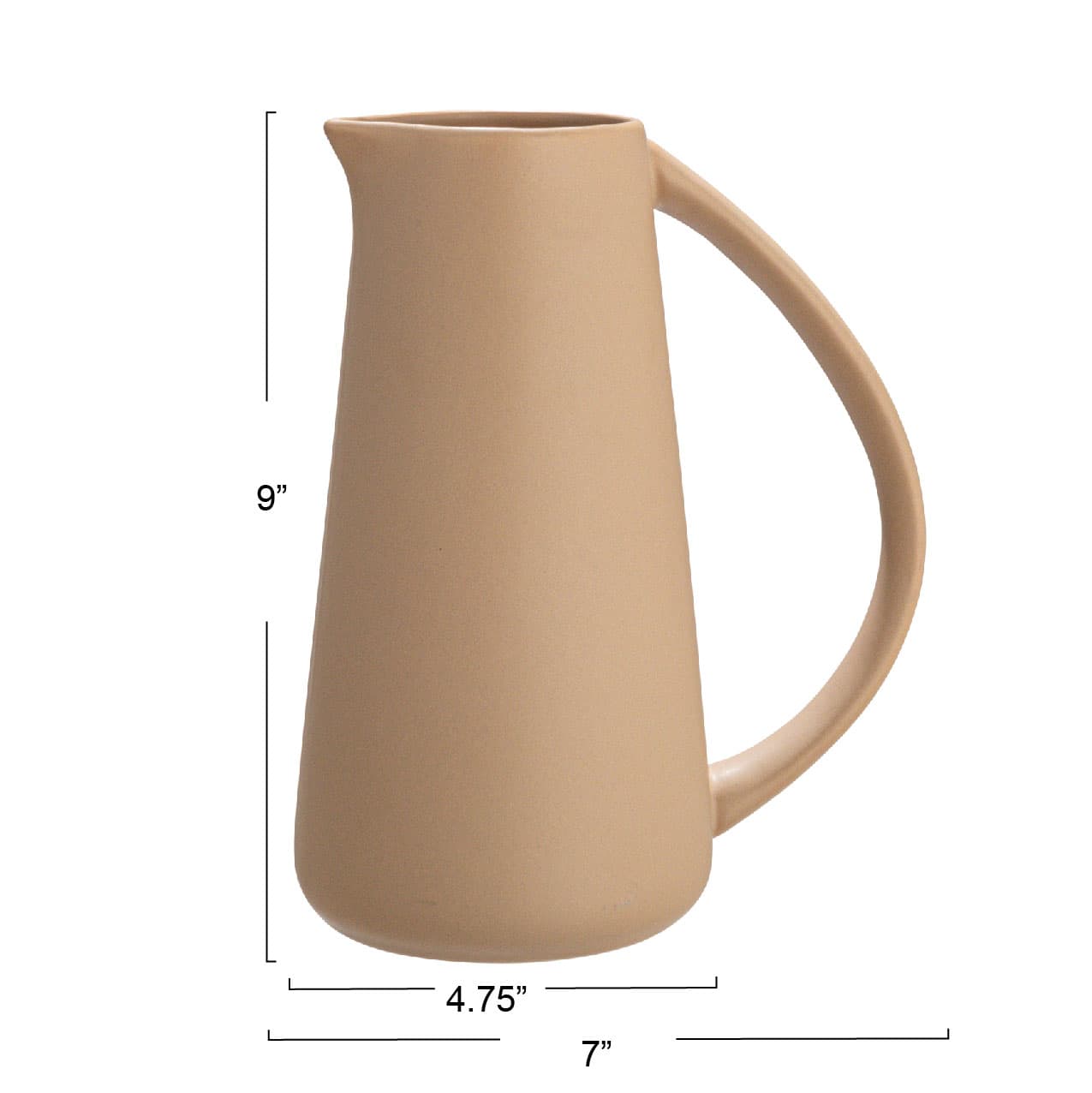 Hello Honey&#xAE; 48oz. Modern Stoneware Pitcher