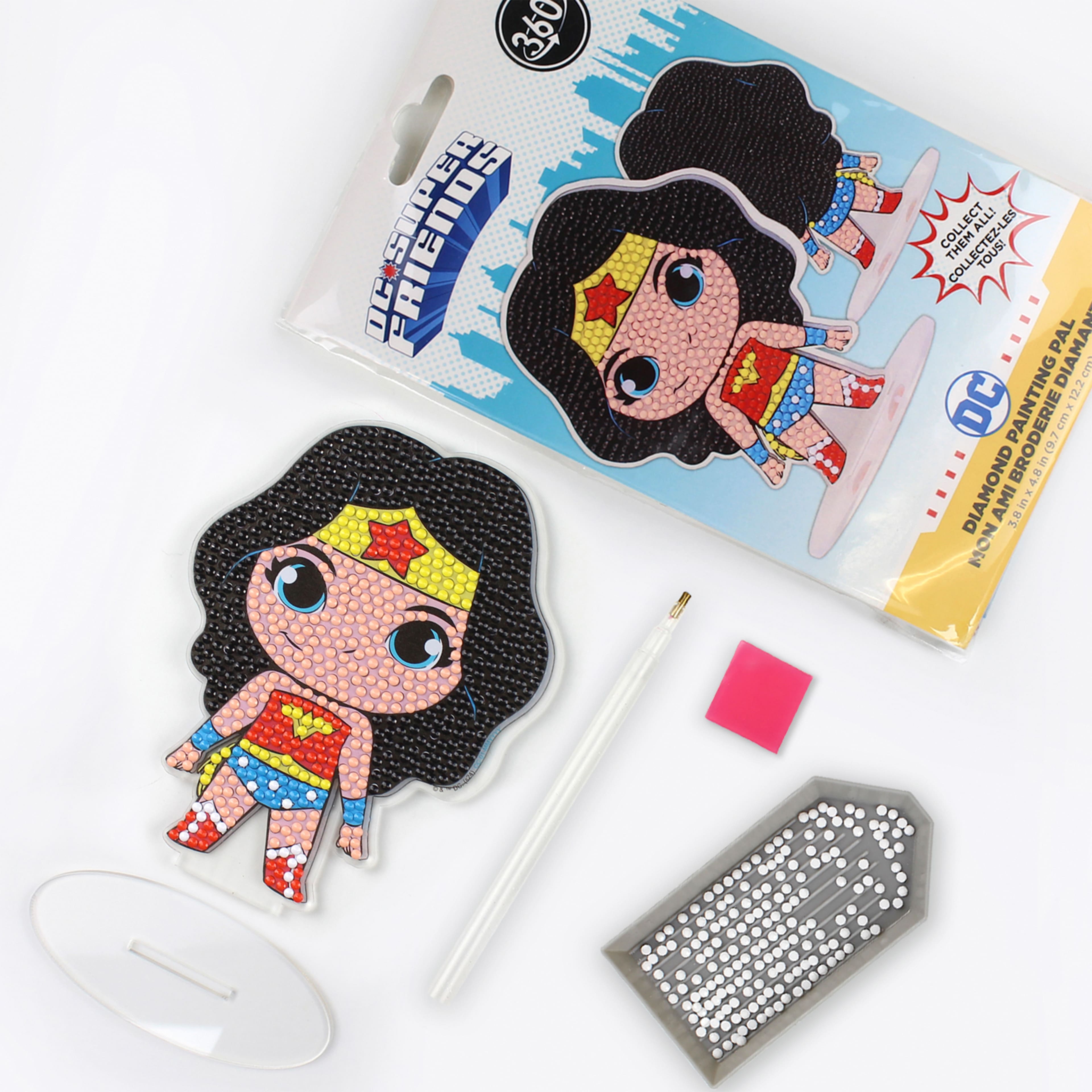 Camelot&#xAE; Dots DC Super Friends Wonder Woman Diamond Painting Pal Kit