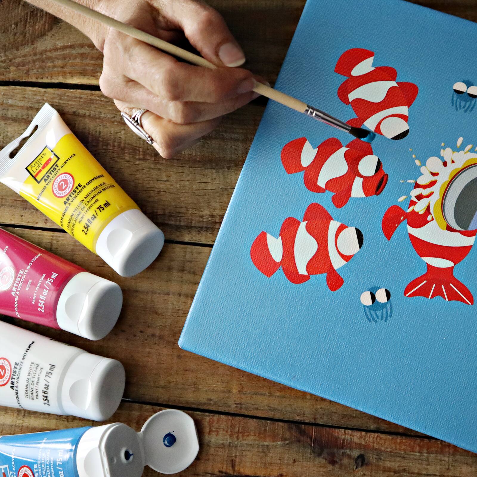 Medium Viscosity Acrylic Paint by Artist's Loft™, 2.54oz. Open Stock