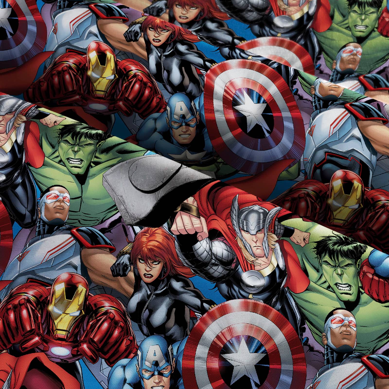 Marvel&#xAE; Avengers Packed Cotton Fabric