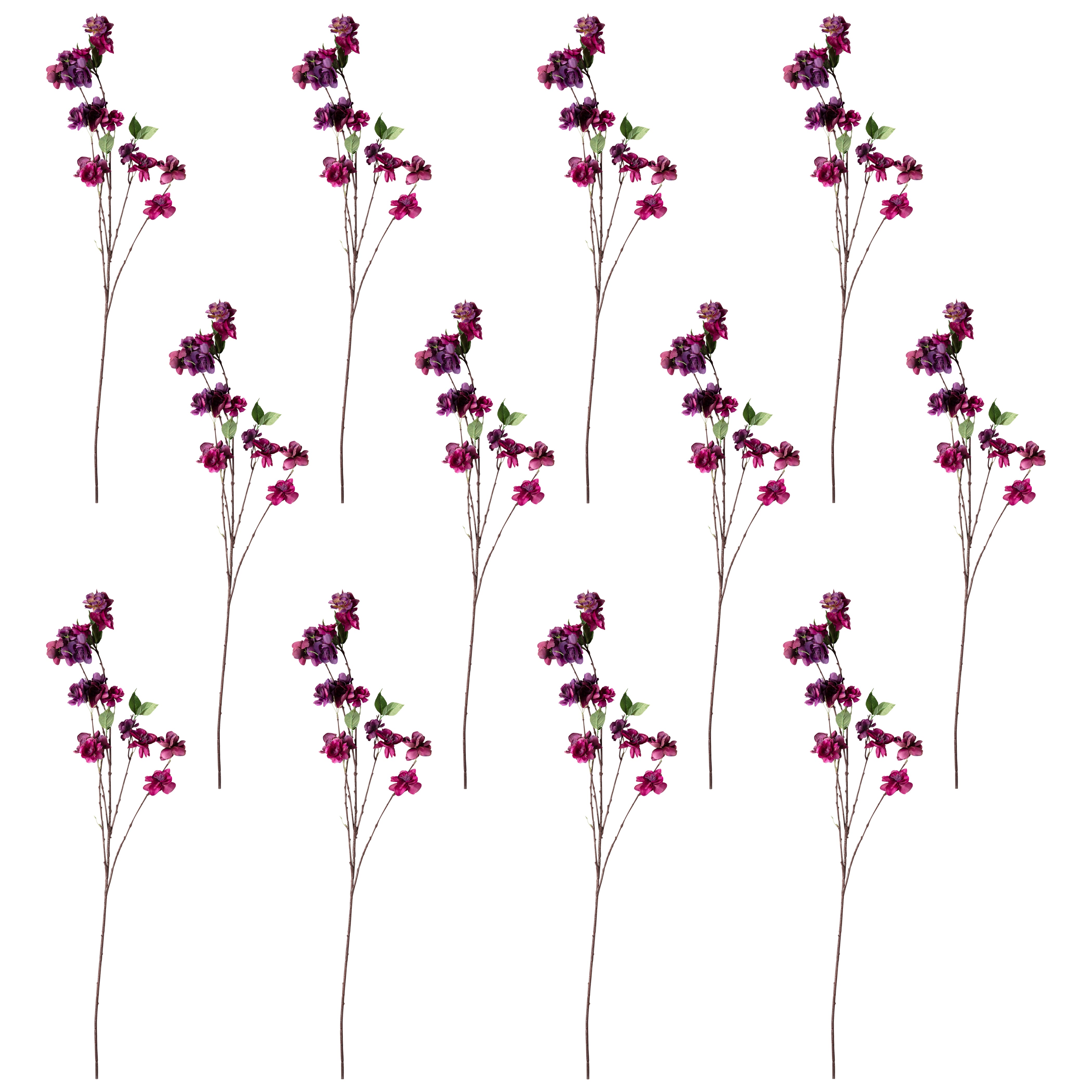 12 Pack: Purple Apple Blossom Branch Spray by Ashland®