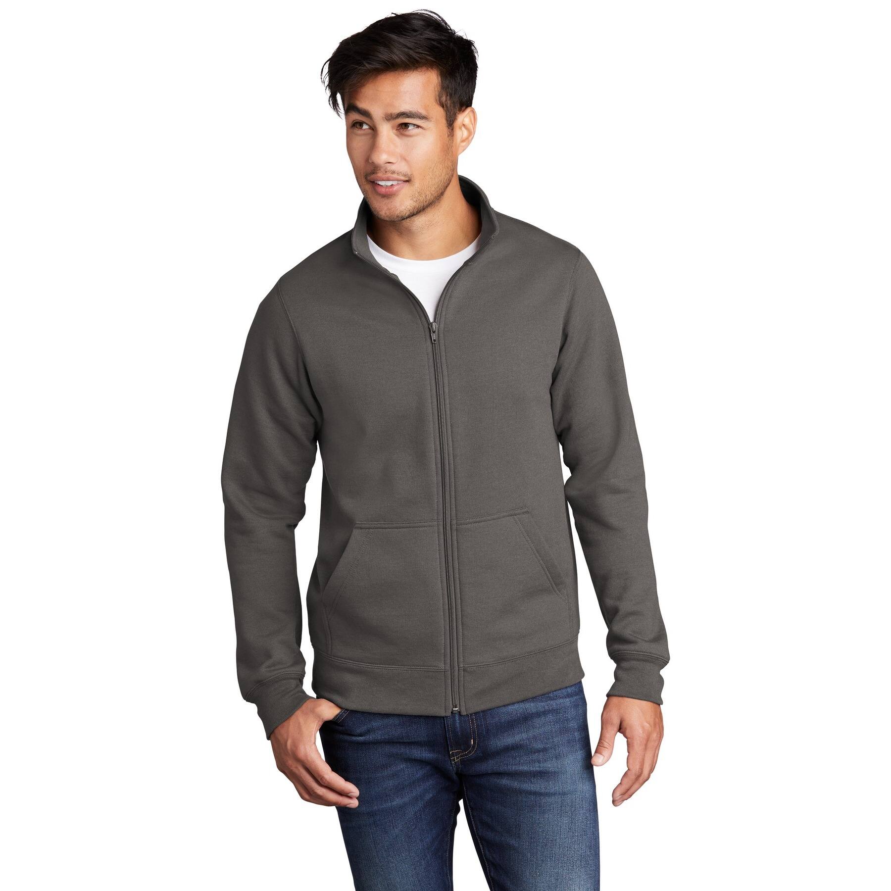 Port & Company® Core Fleece Cadet Full-Zip Adult Unisex Sweatshirt