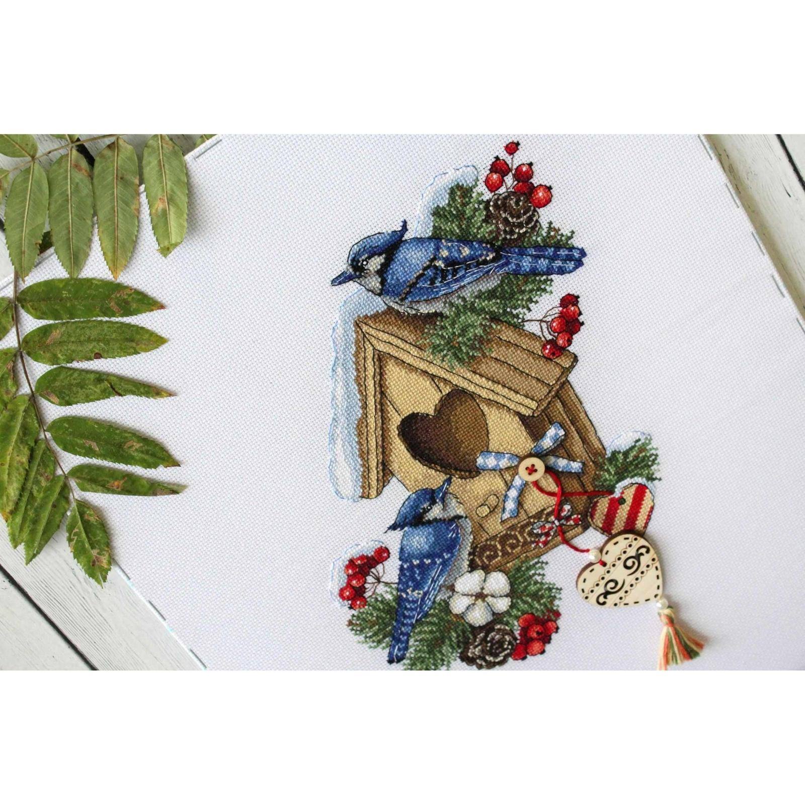 Oven Rabbit With Tulips Cross Stitch Kit