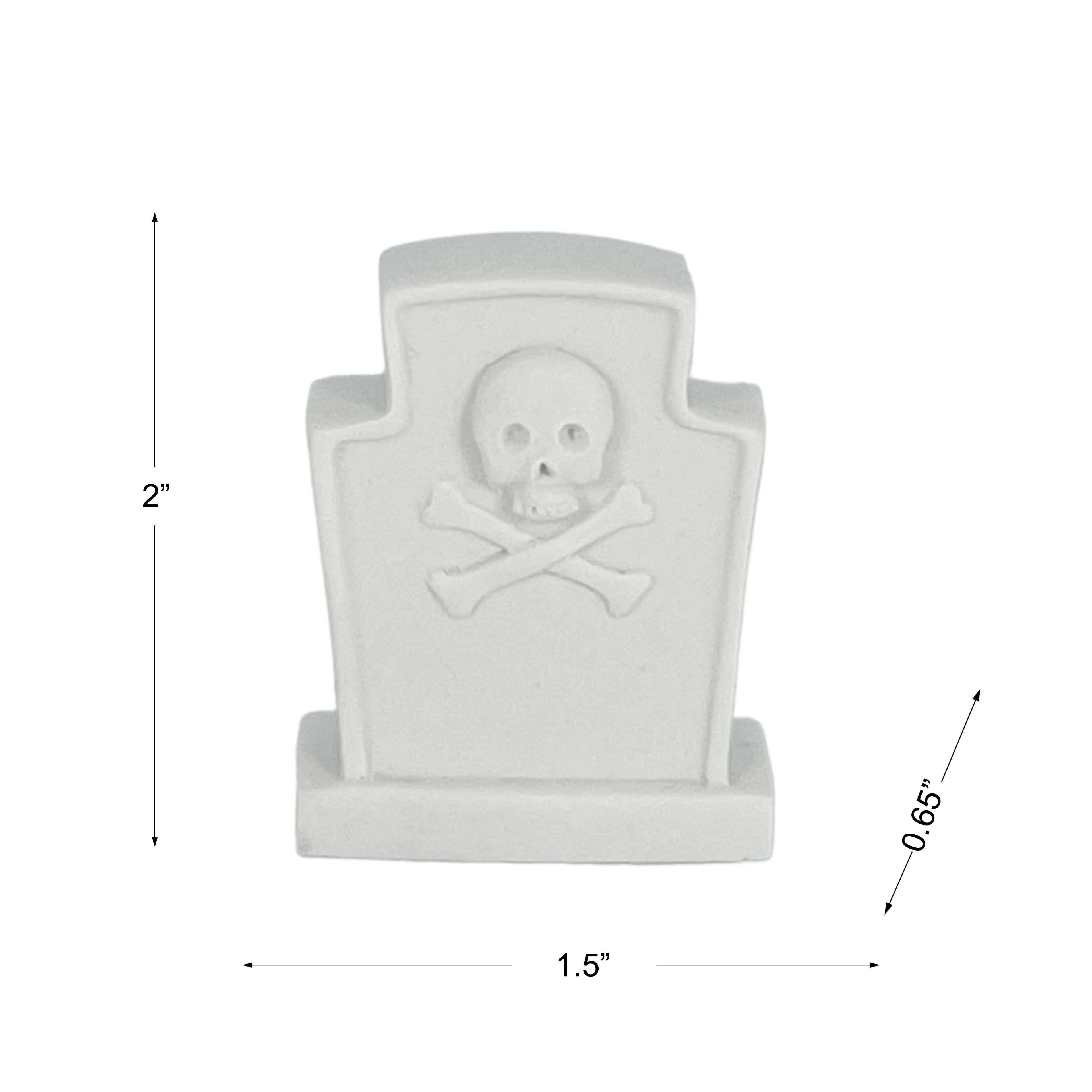 2&#x22; DIY Resin D&#xE9;cor Tombstones, 12ct. by Make Market&#xAE;