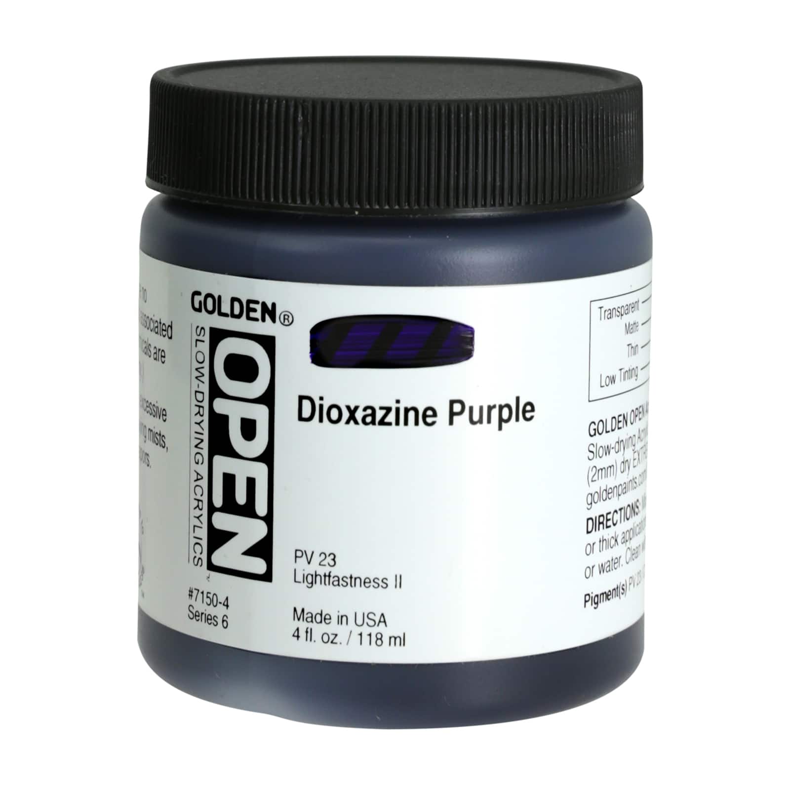 Golden OPEN Acrylics, 4 oz Paint in Dioxazine Purple - D021937S - Art and Craft Paint Get the Golden OPEN Acrylics, 4oz. At Michaels. co sku D021937S