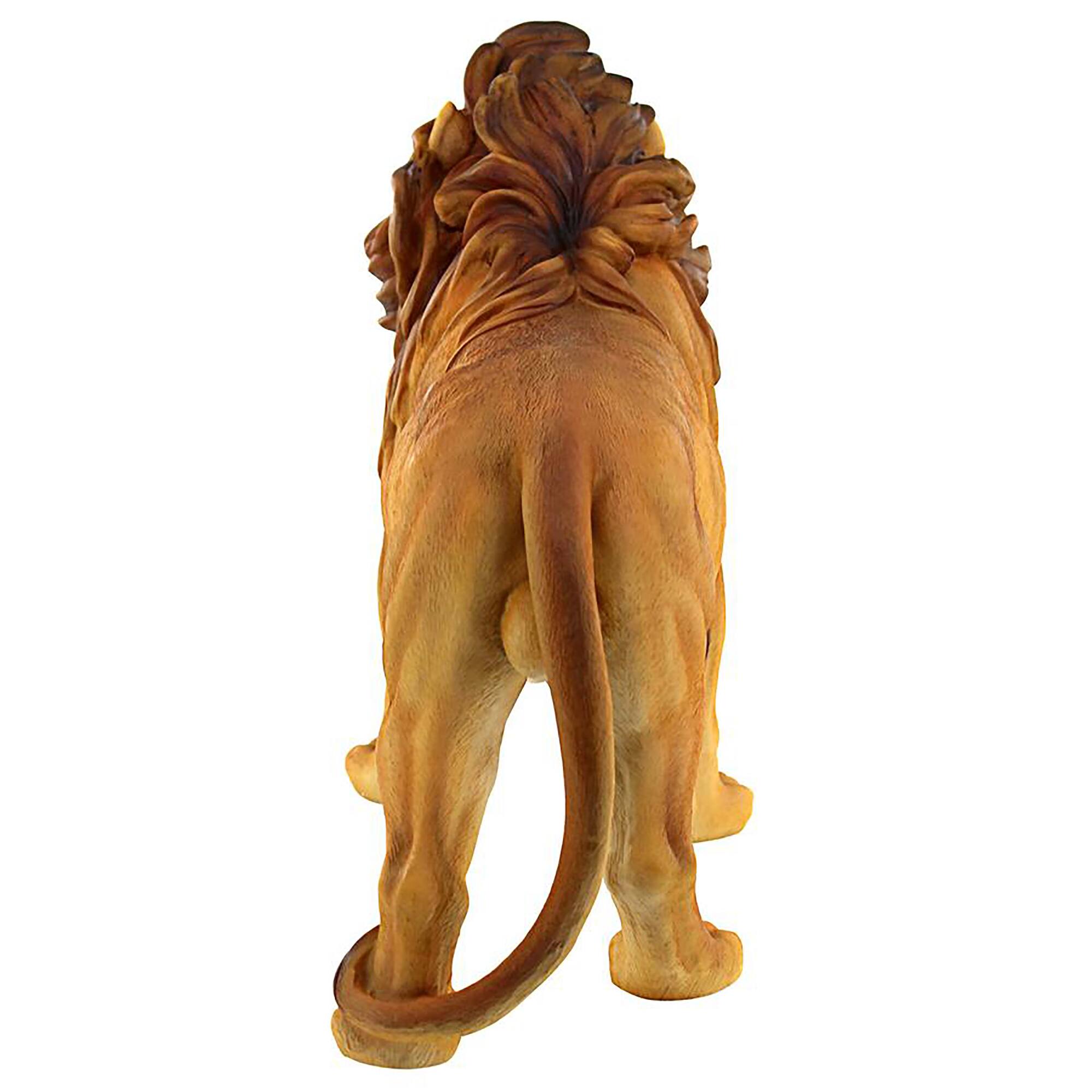 Design Toscano 16.5&#x22; Panthera Lion King Garden Statue