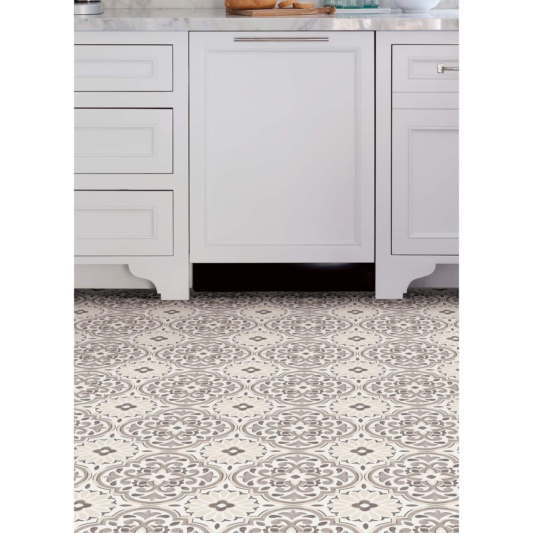 FloorPops Massimo Peel & Stick Floor Tiles