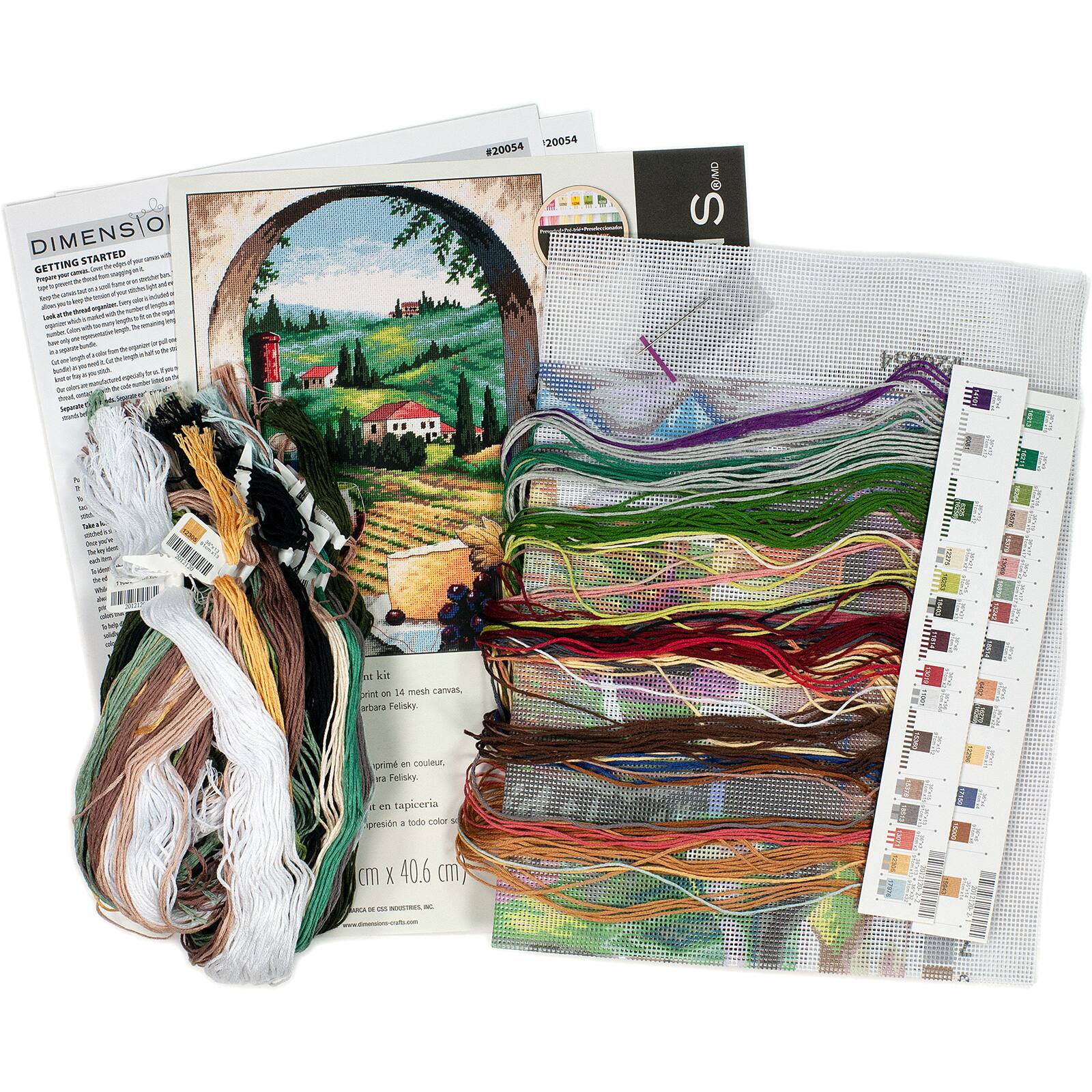 Dimensions&#xAE; Tuscan View Needlepoint Kit
