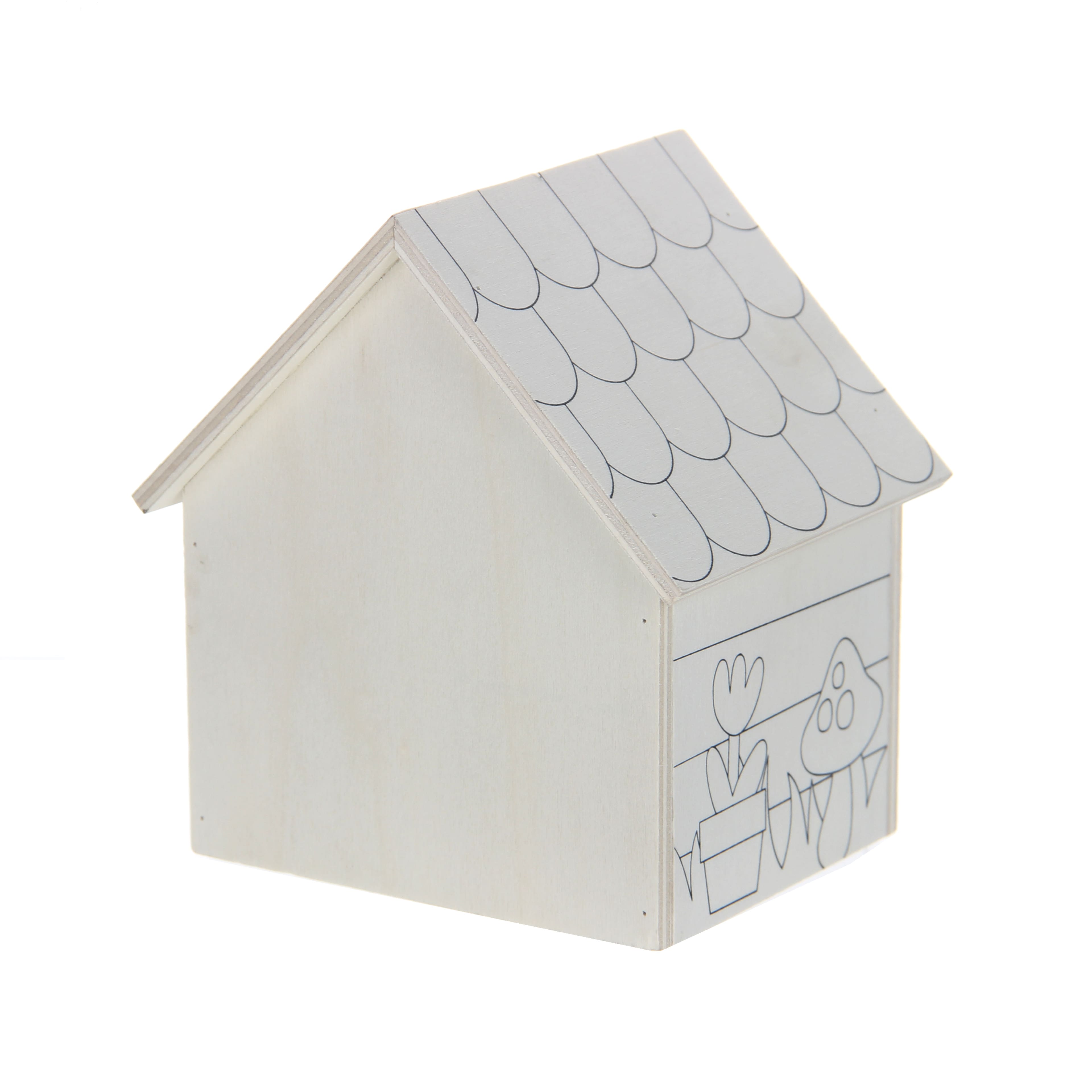 Wood Rainboots Birdhouse Kit by Creatology&#x2122;