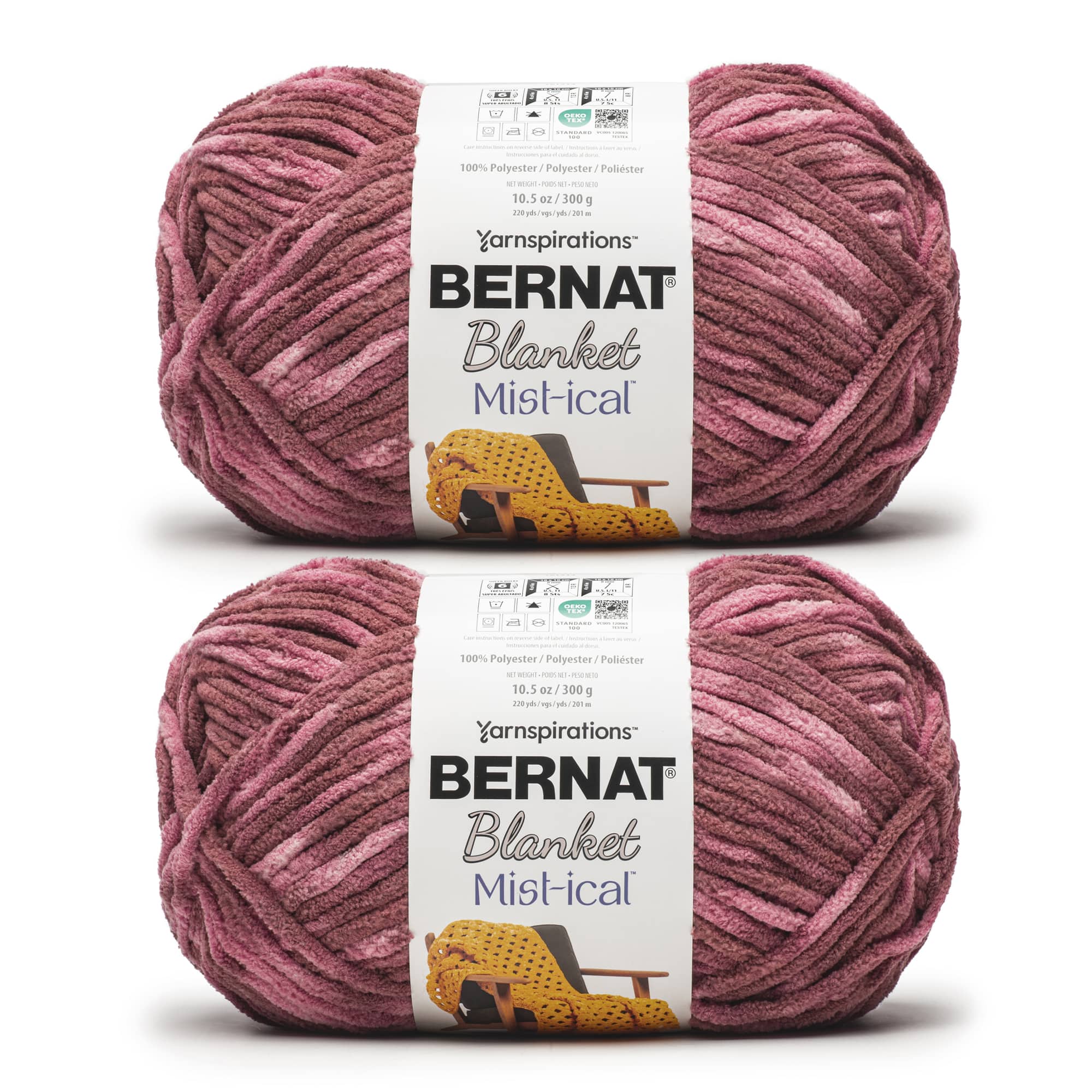 2 Pack Bernat&#xAE; Blanket Mist-ical&#x2122; Yarn