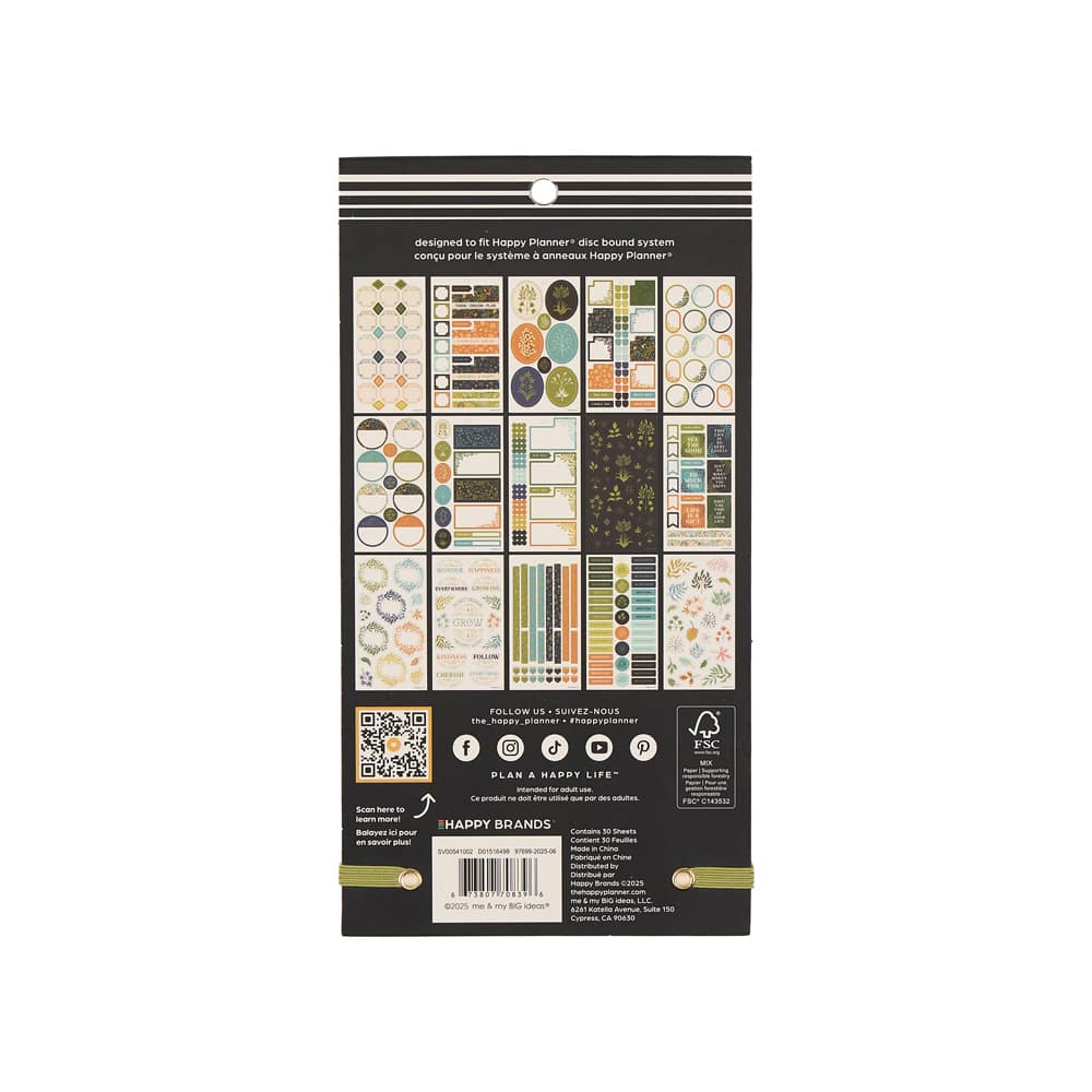 The Classic Happy Planner&#xAE; Herbarium Sticker Book