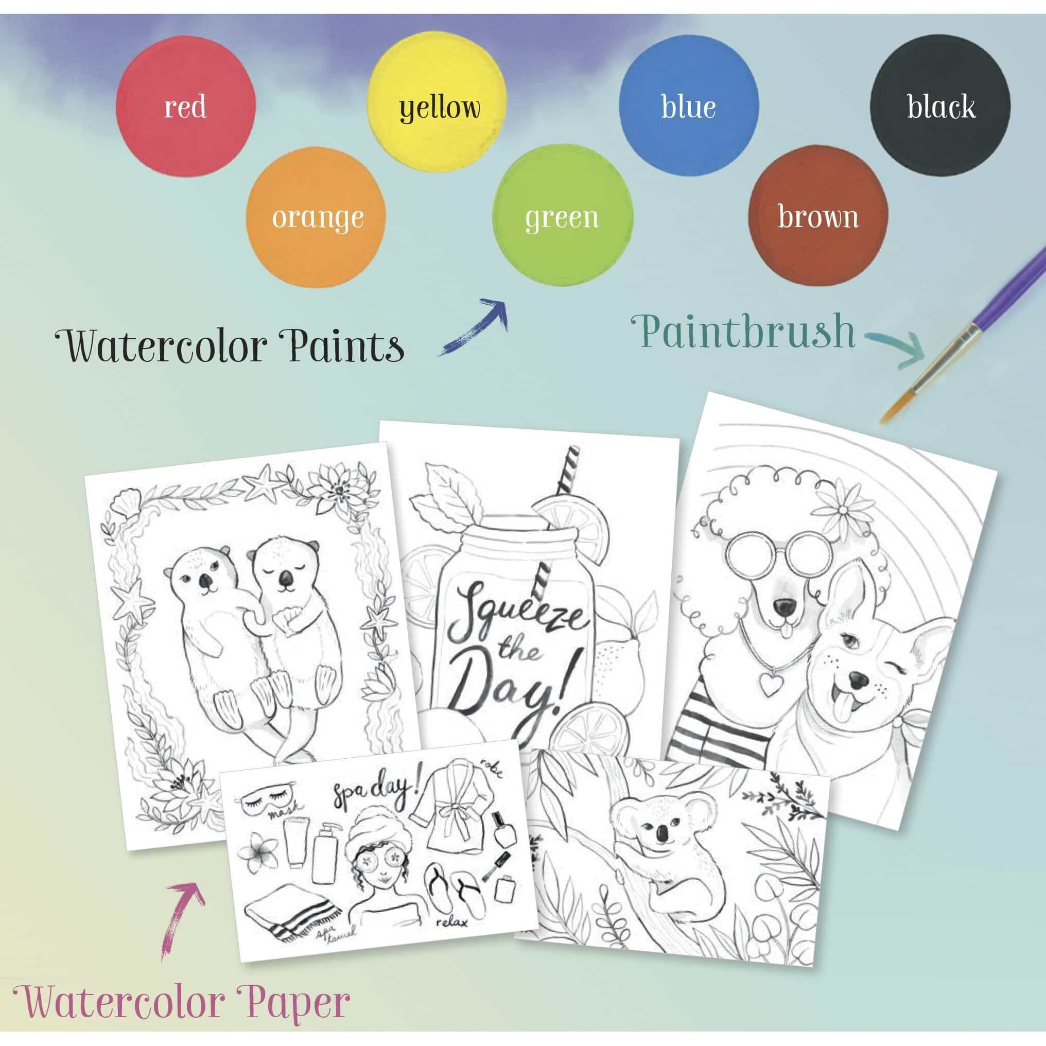 Klutz&#xAE; Watercolor Wonders Painting Kit