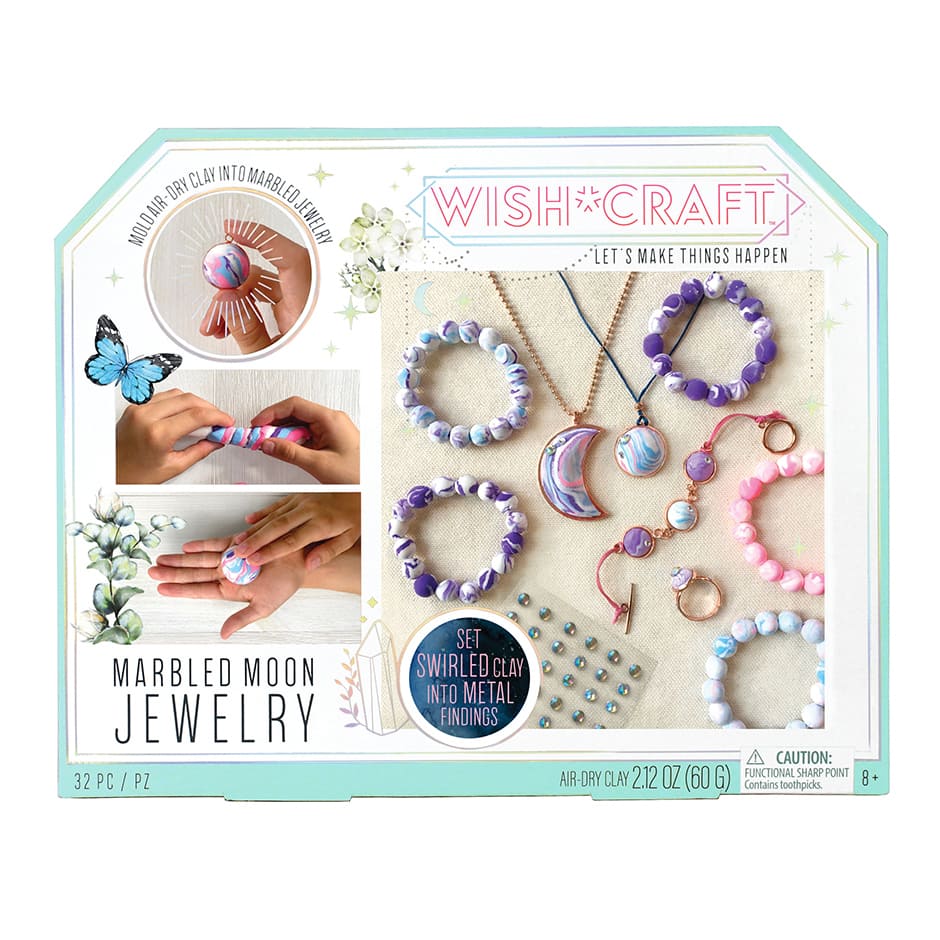 Wish Craft™ Marbled Moon Phase Jewelry Craft Kit