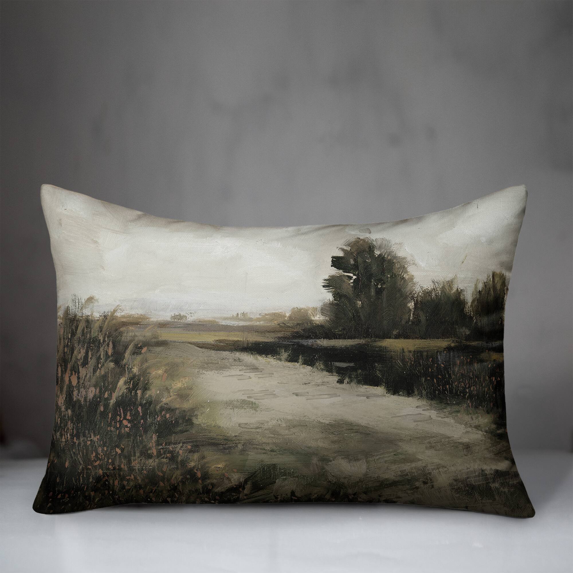 Antique Landscape 20" x 14" Indoor/Outdoor Pillow